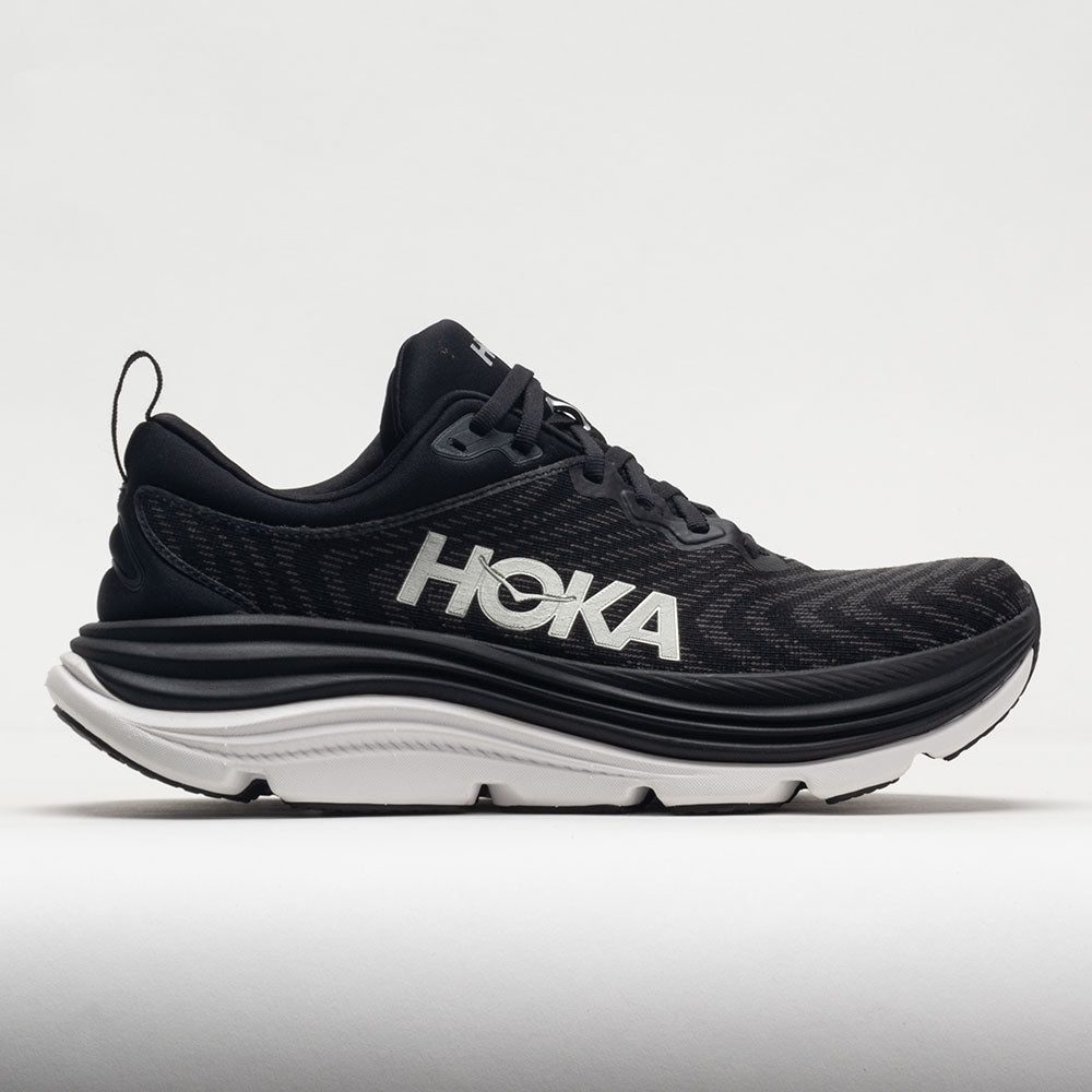 040059_3 HOKA Gaviota 5 Womens Black/White - Image 1