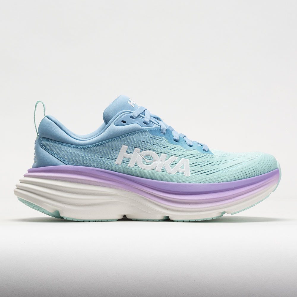 040102_3 HOKA Bondi 8 Womens Airy Blue/Sunlit Ocean - Image 1