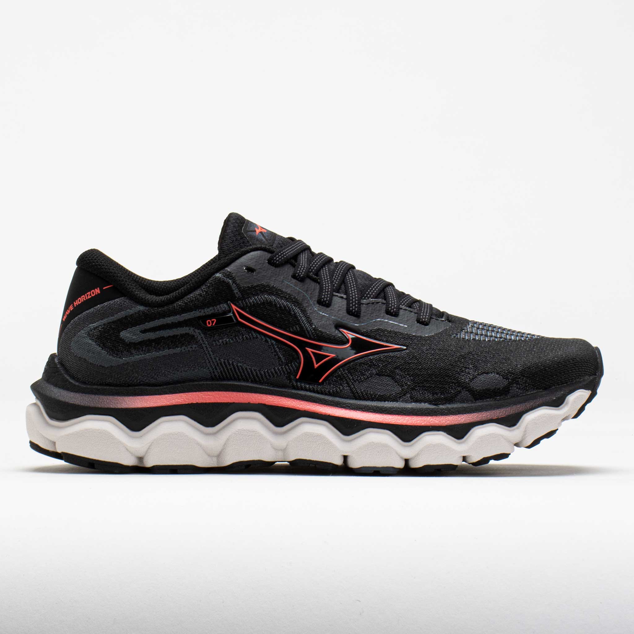040863_3 Mizuno Wave Horizon 7 Womens Black/Dubarry - Image 1