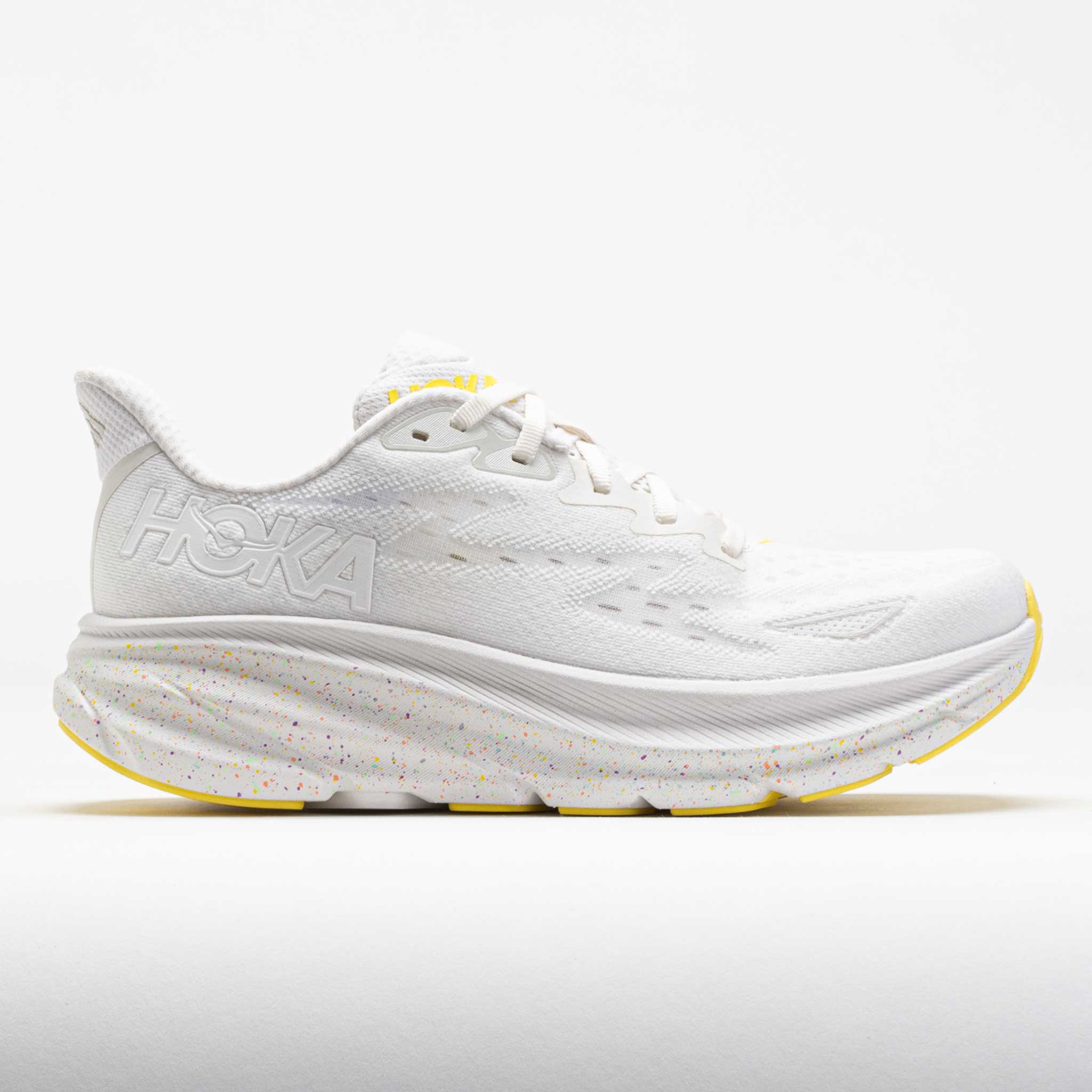 040922_3 HOKA Clifton 9 Womens White/Lemonade - Image 1
