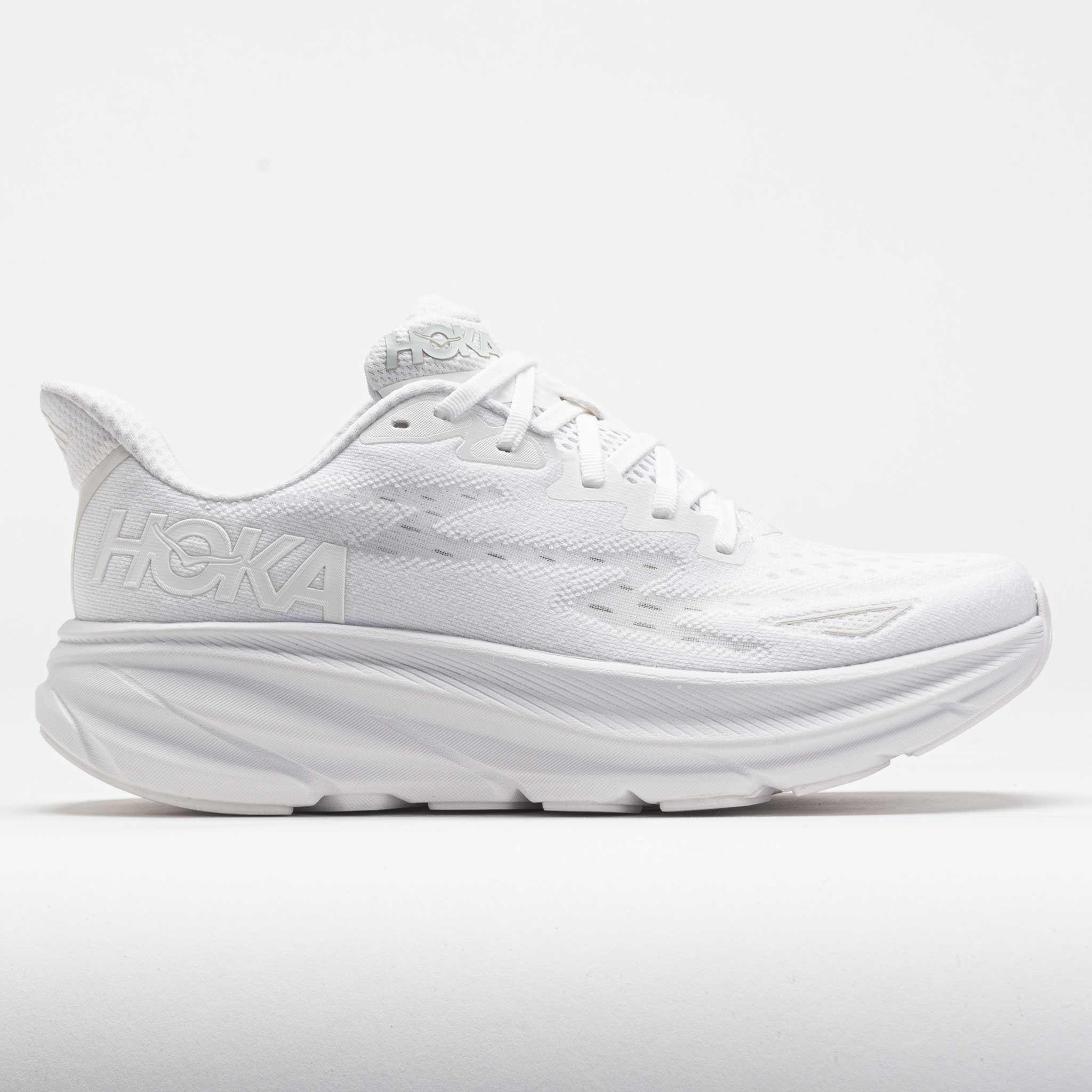 040923_3 HOKA Clifton 9 Womens White/White - Image 1