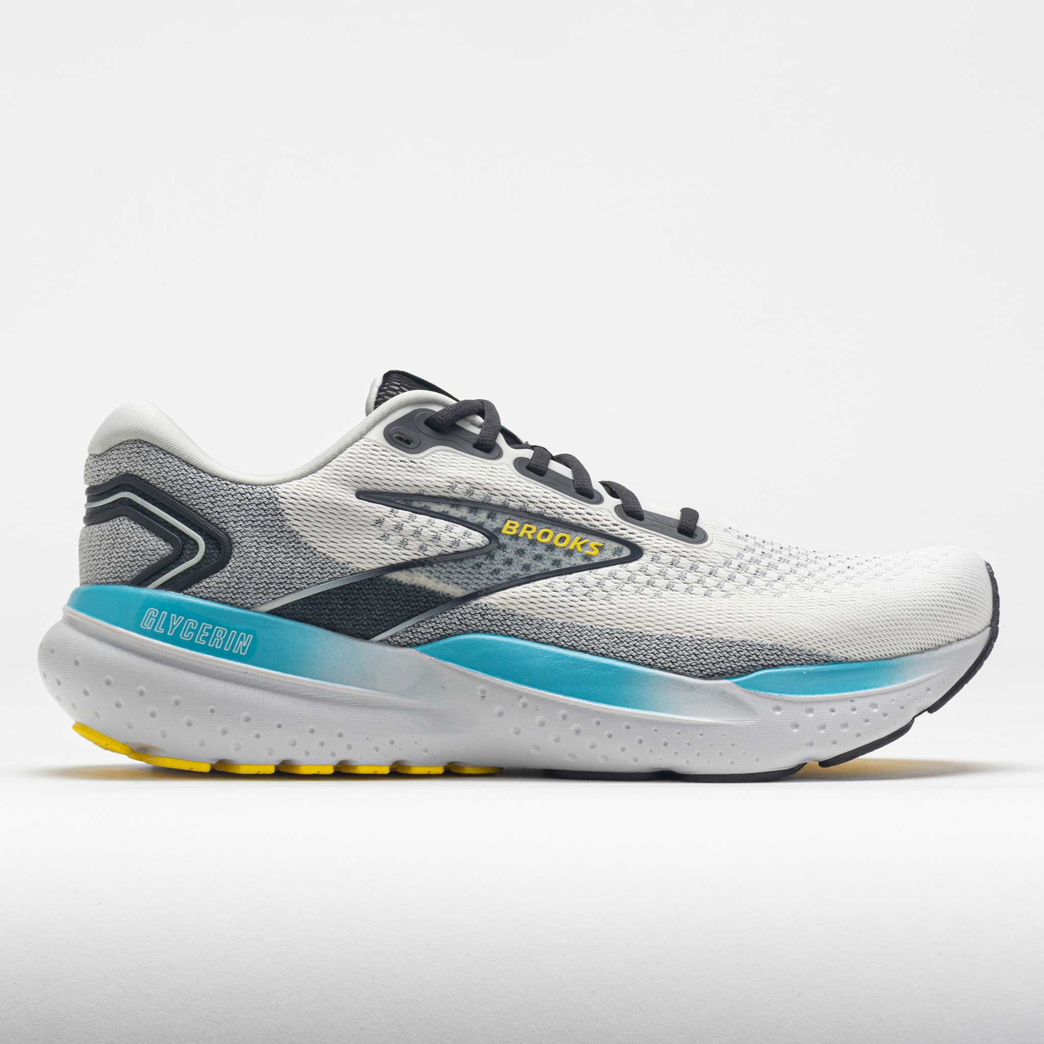 041099_3 Brooks Glycerin 21 Mens Coconut/Forged Iron/Yellow - Image 1