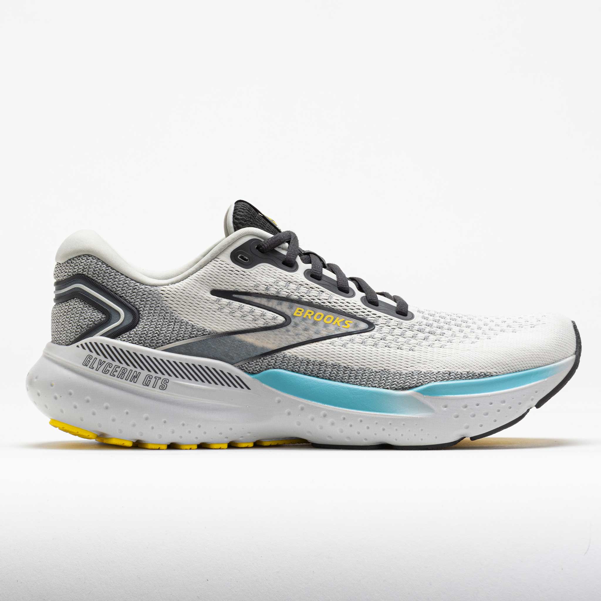 041115_3 Brooks Glycerin GTS 21 Mens Coconut/Forged Iron/Yellow - Image 1