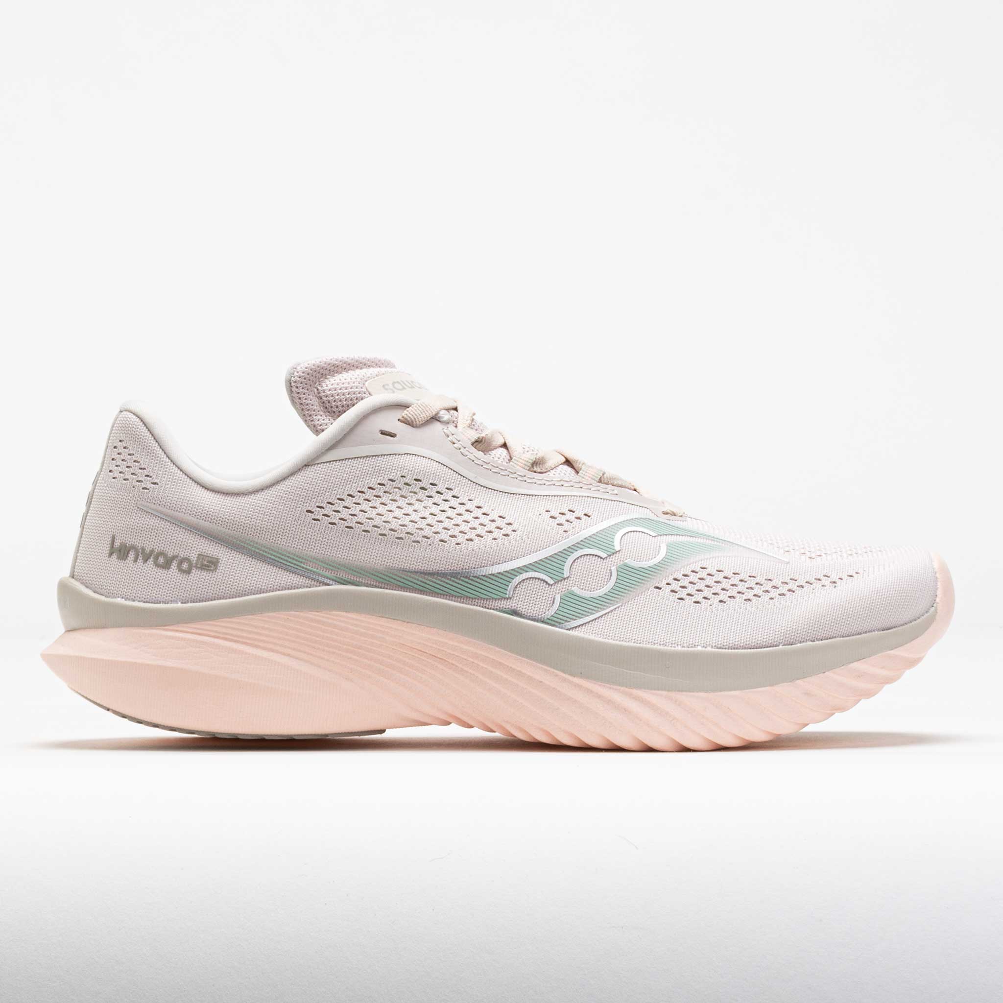 041592_3 Saucony Kinvara 15 Womens Moon/Jade - Image 1
