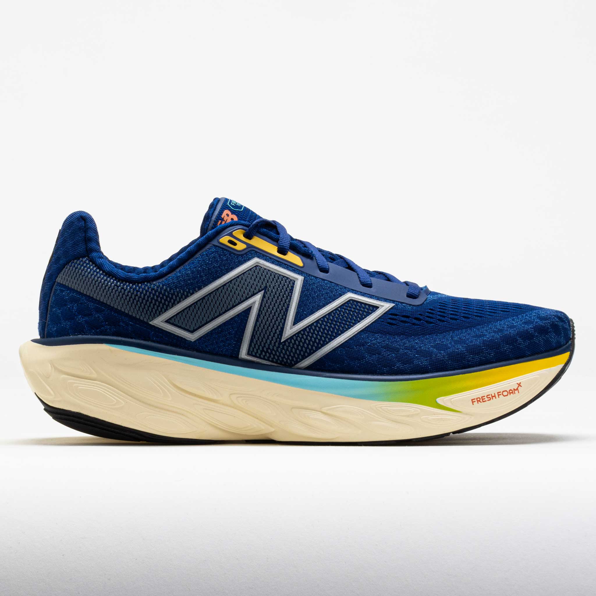 042082_3 New Balance Fresh Foam X 1080v14 Mens Inkwell/Silver Metallic/Lemon - Image 1