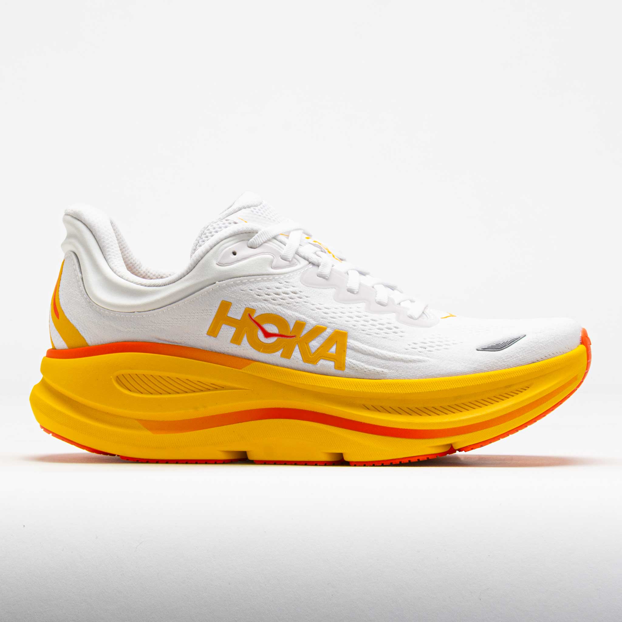 042210_3 HOKA Bondi 9 Mens Frost/Sunflower - Image 1