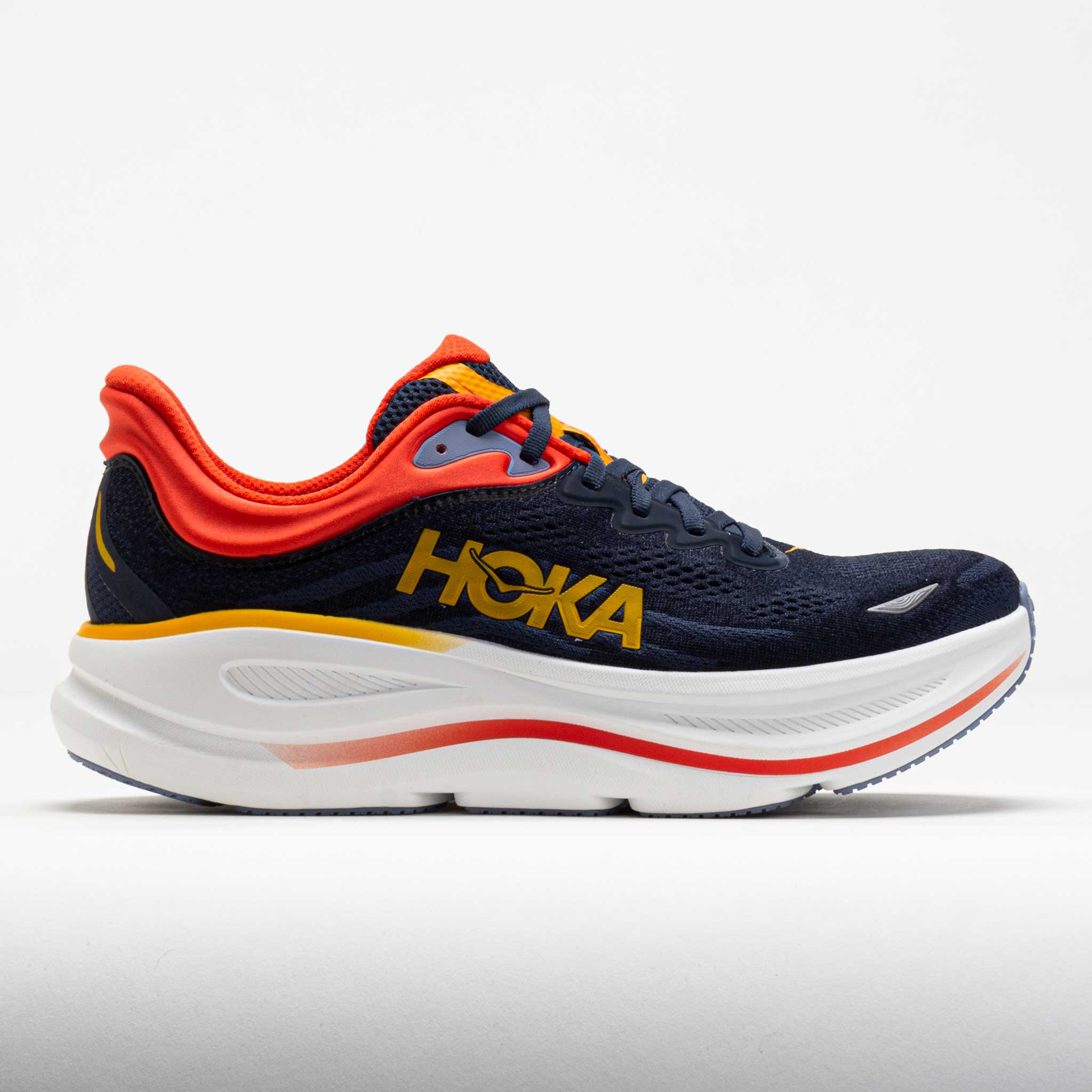 042211_3 HOKA Bondi 9 Mens Varsity Navy/Nautical Blue - Image 1