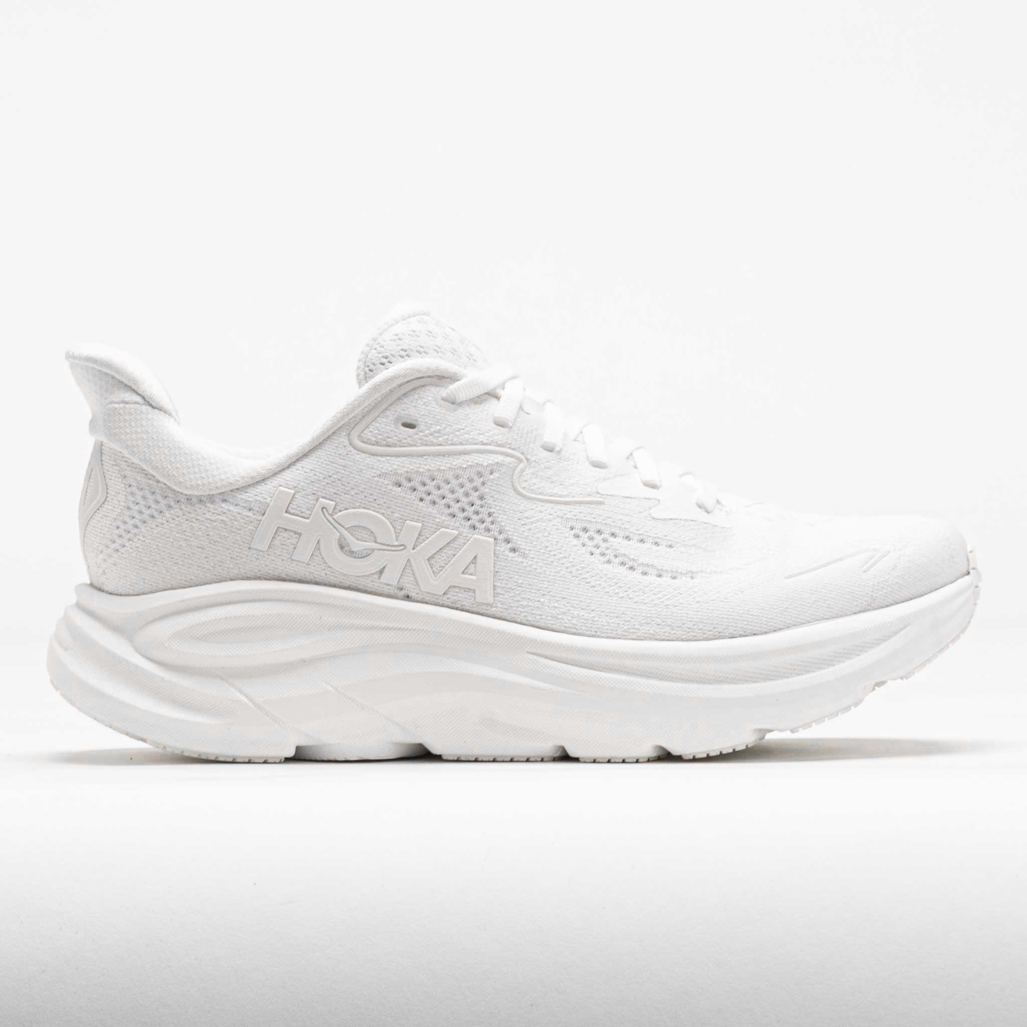 042223_3 HOKA Clifton 10 Womens White/White - Image 1