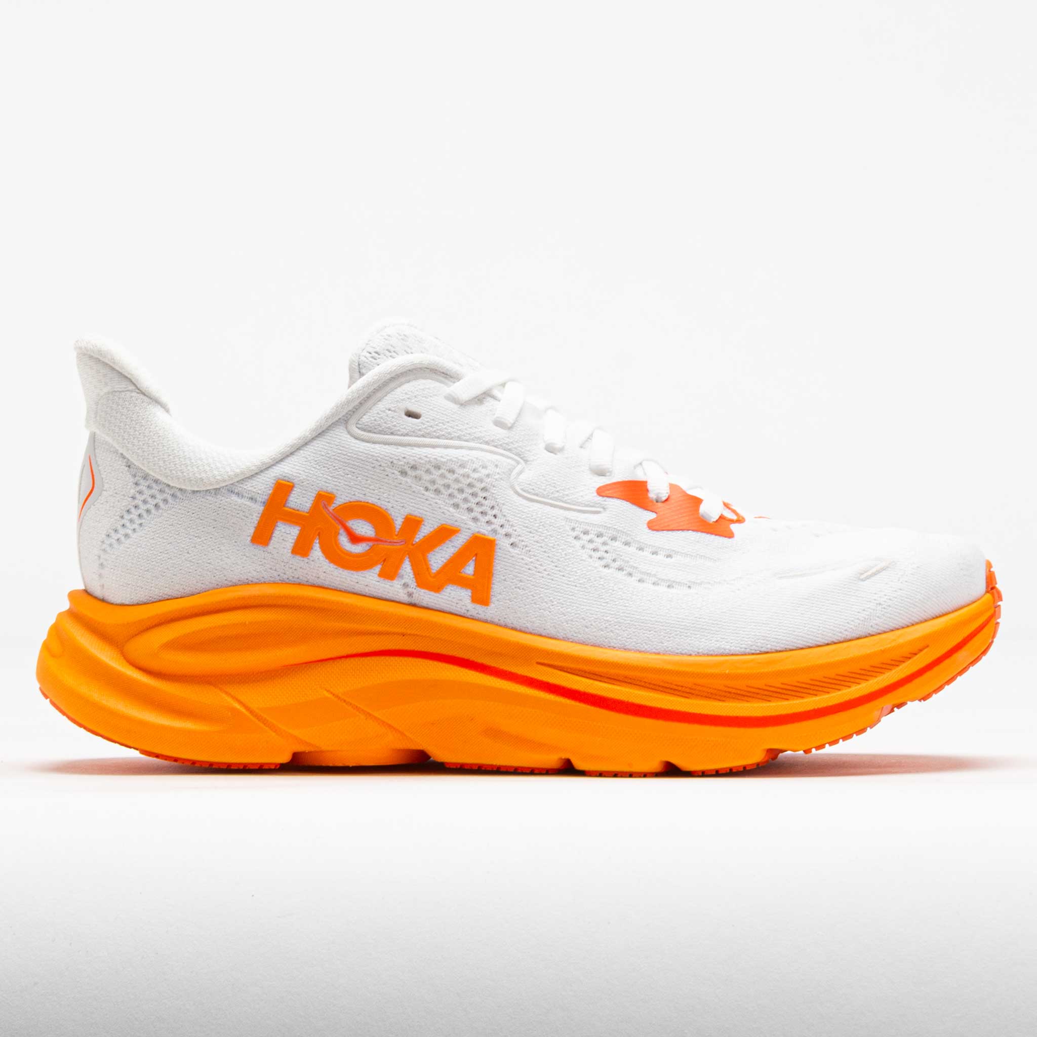 042226_3 HOKA Clifton 10 Mens Frost/Orange Zest - Image 1