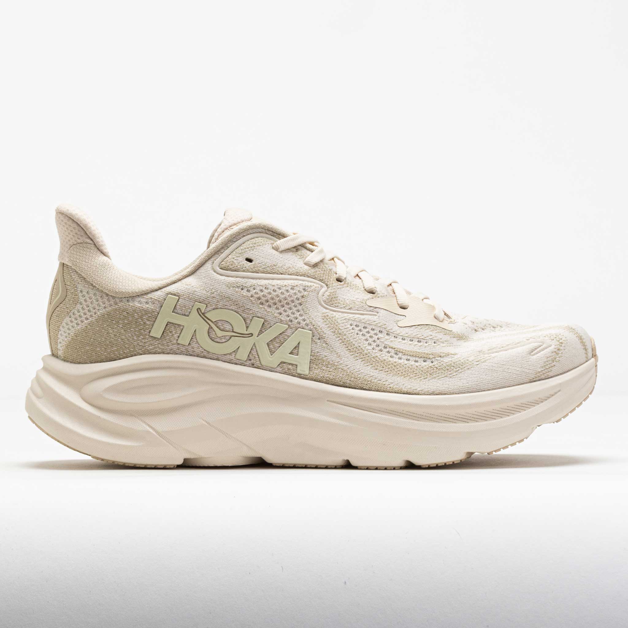 042232_3 HOKA Clifton 10 Mens Oatmeal/Oat Milk - Image 1