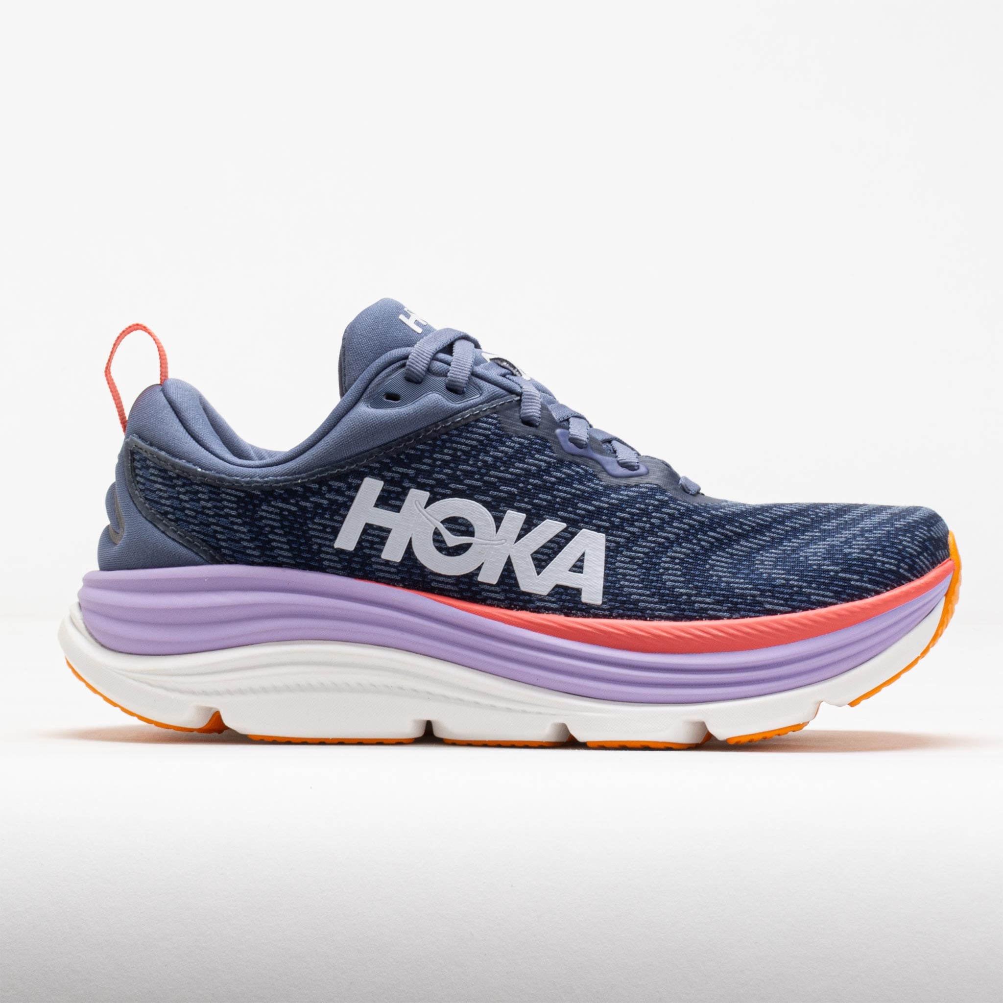 042249_3 HOKA Gaviota 5 Womens Anchor/Grapefruit - Image 1