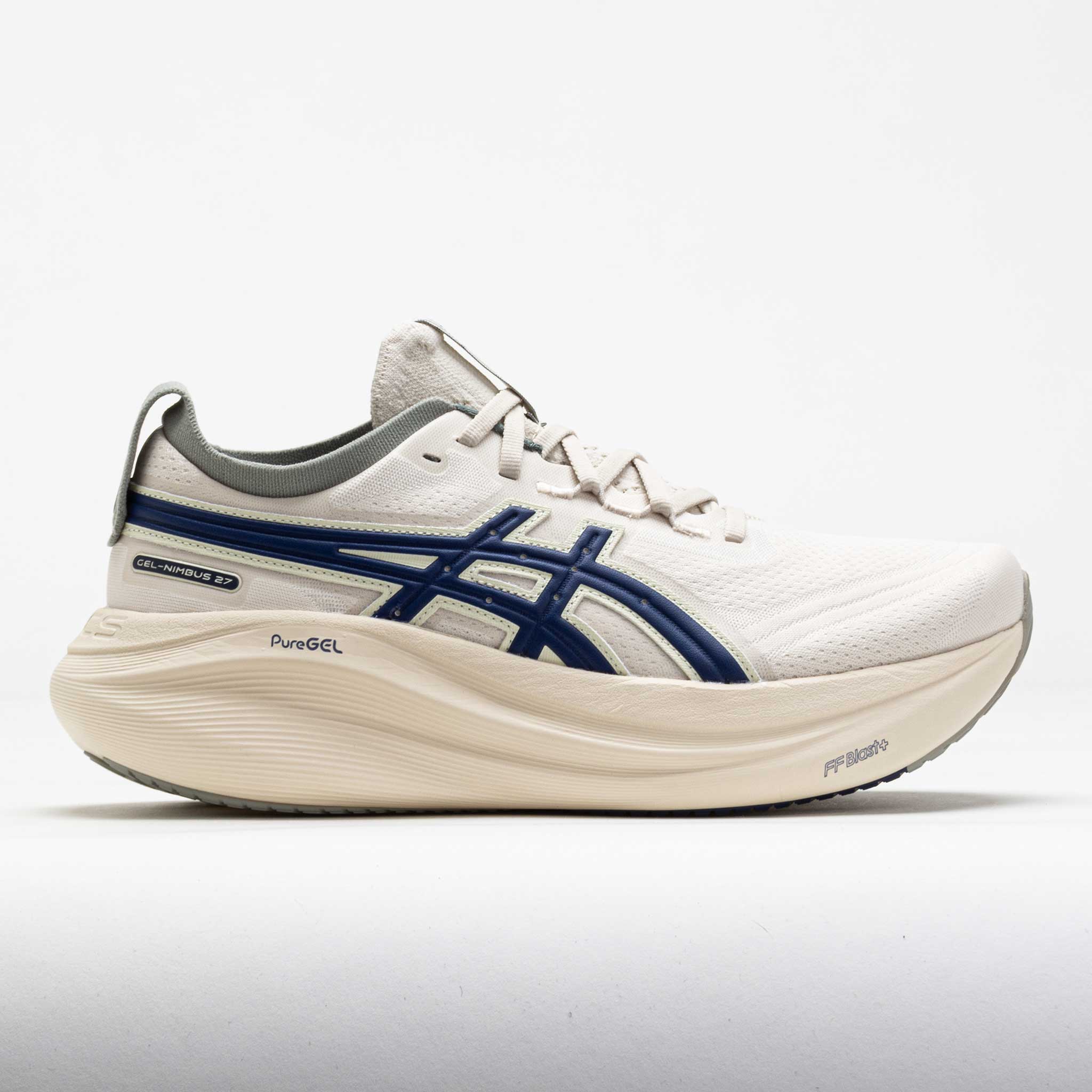 042289_3 ASICS GEL-Nimbus 27 ASICS Track Club Mens Birch/Indigo Blue - Image 1