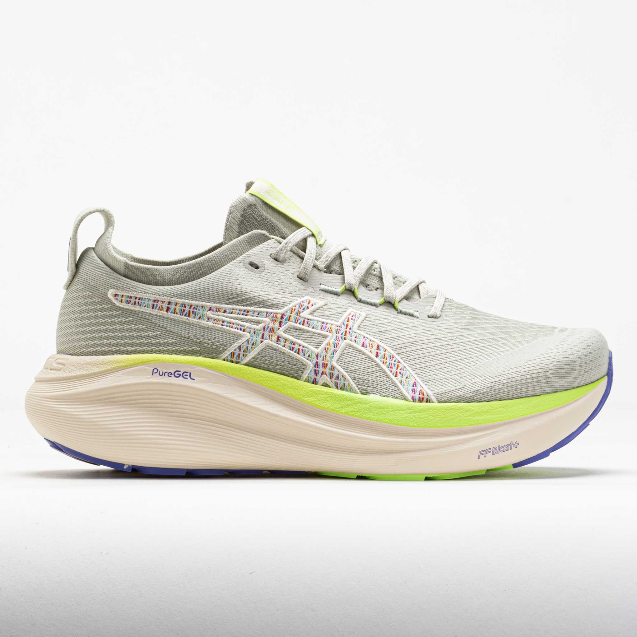 042290_3 ASICS GEL-Nimbus 27 TR Mens Nature Bathing/Lime Green - Image 1