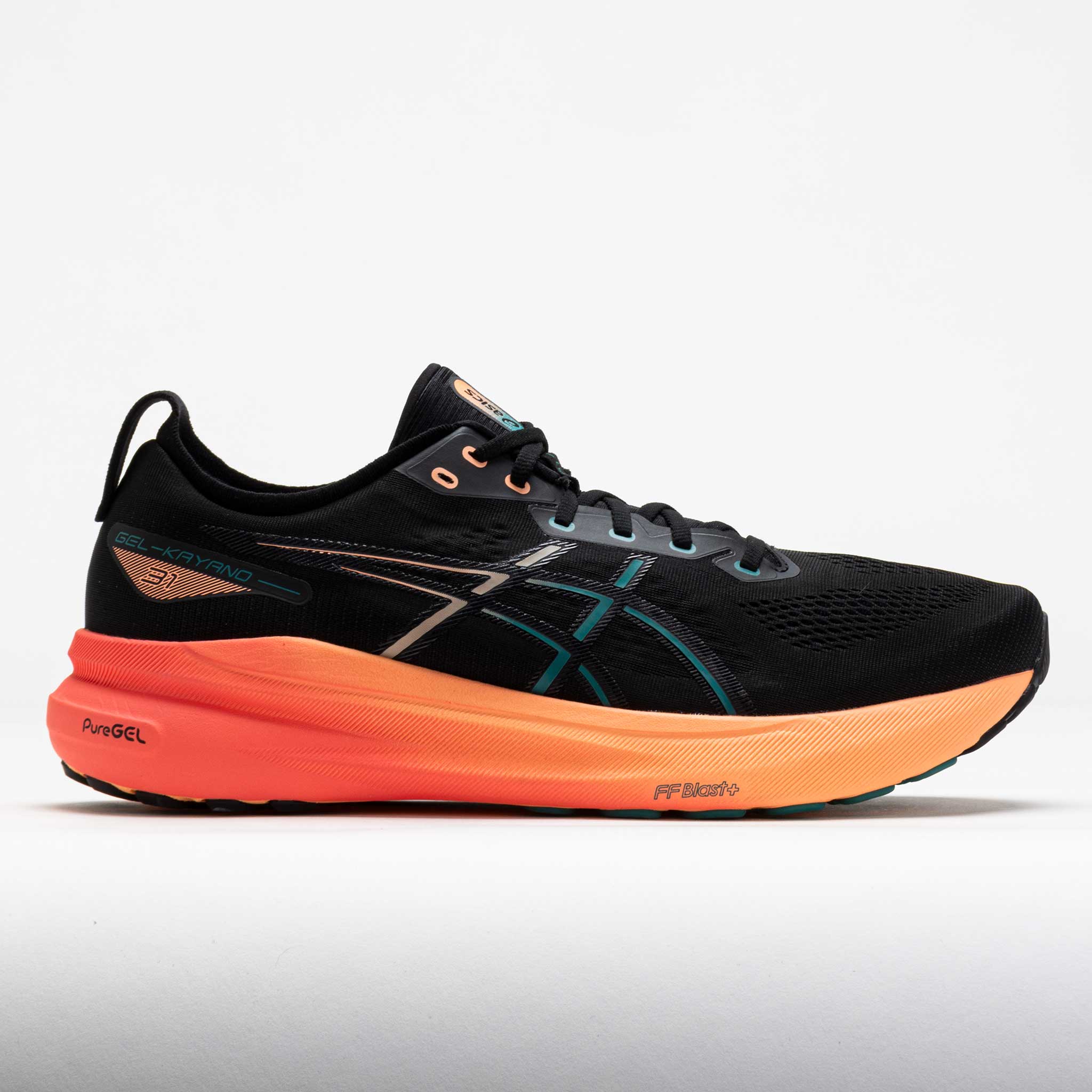 042319_3 ASICS GEL-Kayano 31 Mens Black/Rainy Lake - Image 1