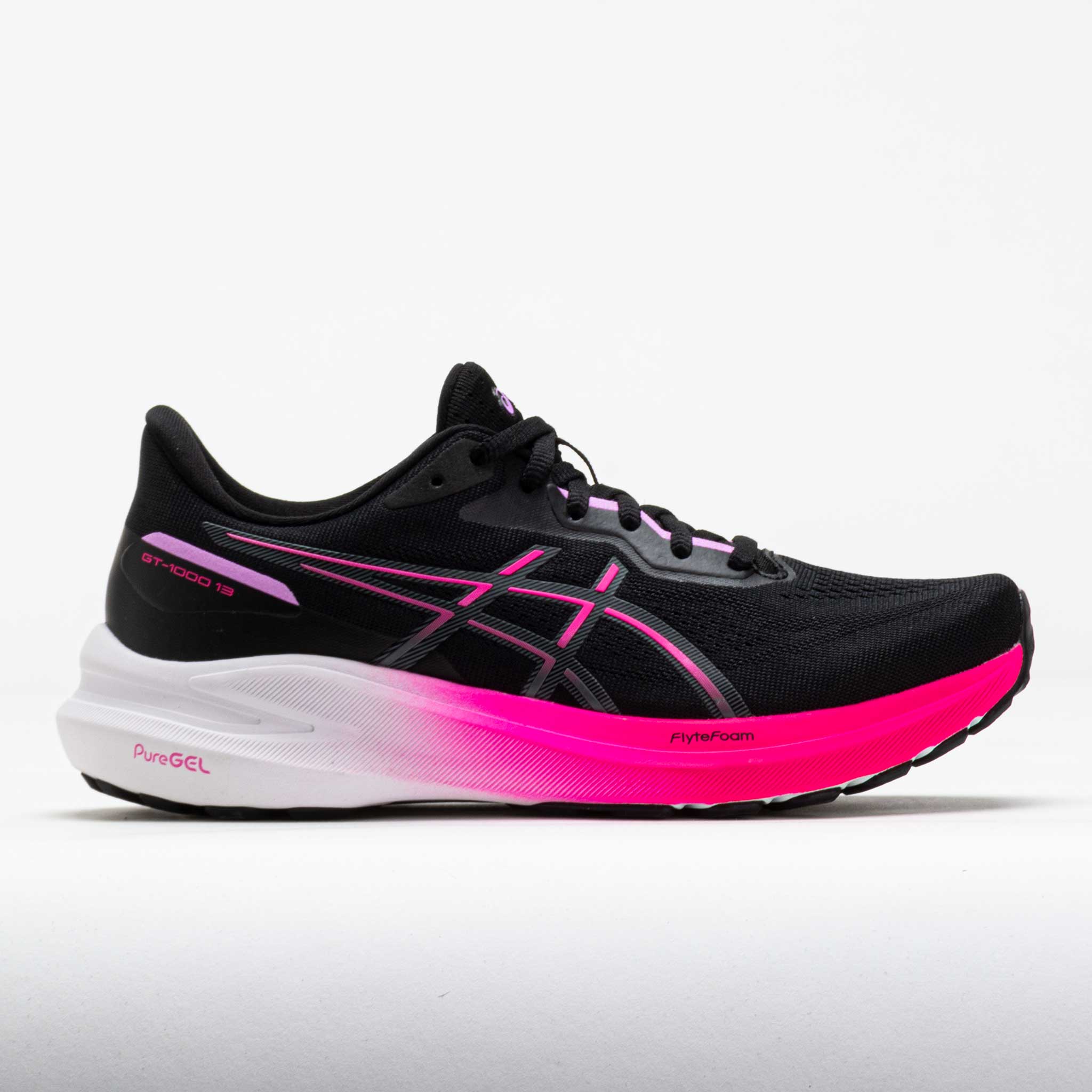 042342_3 ASICS GT-1000 13 Womens Black/Pink Glo - Image 1