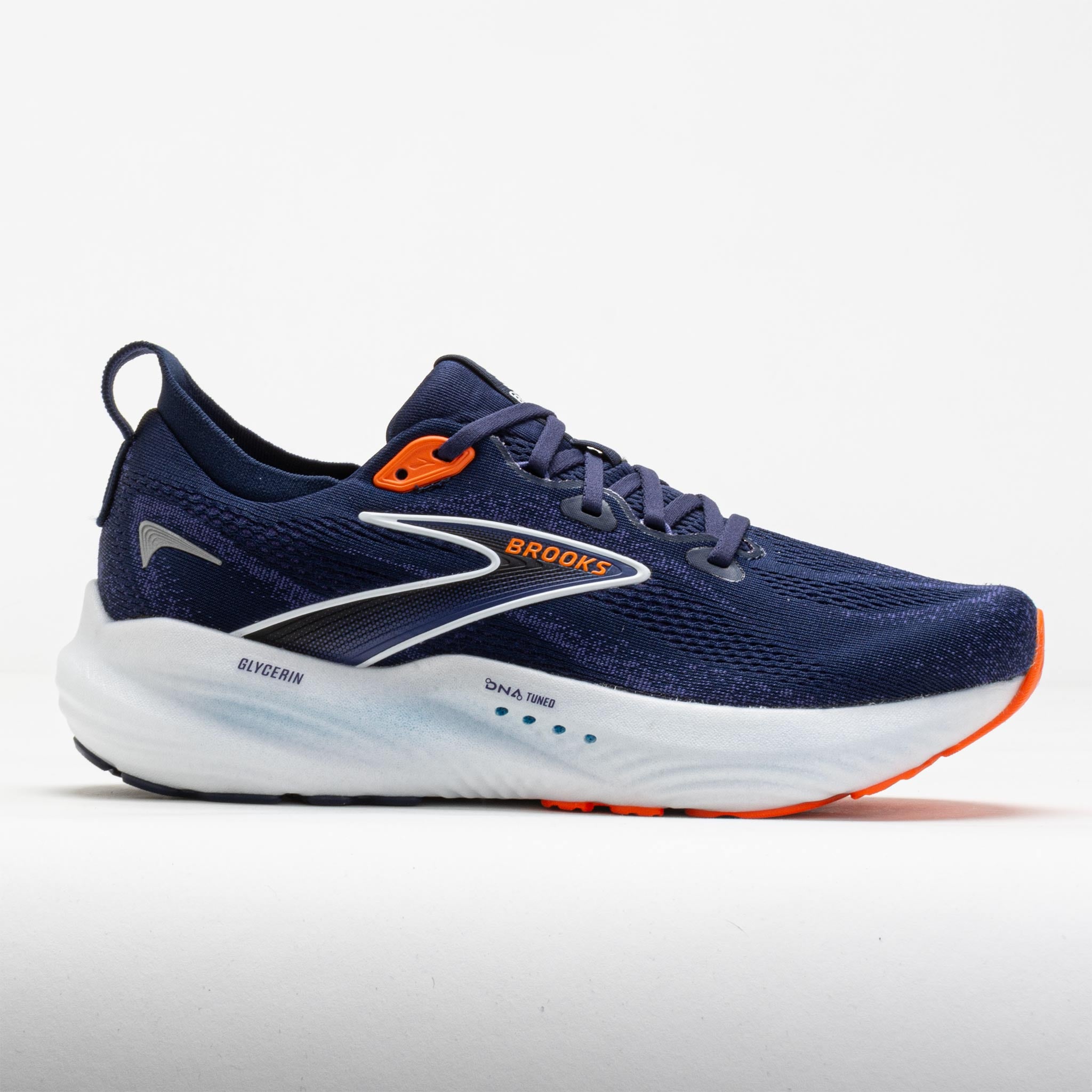 042442_3 Brooks Glycerin 22 Mens Peacoat/Blue Ribbon/Orange - Image 1