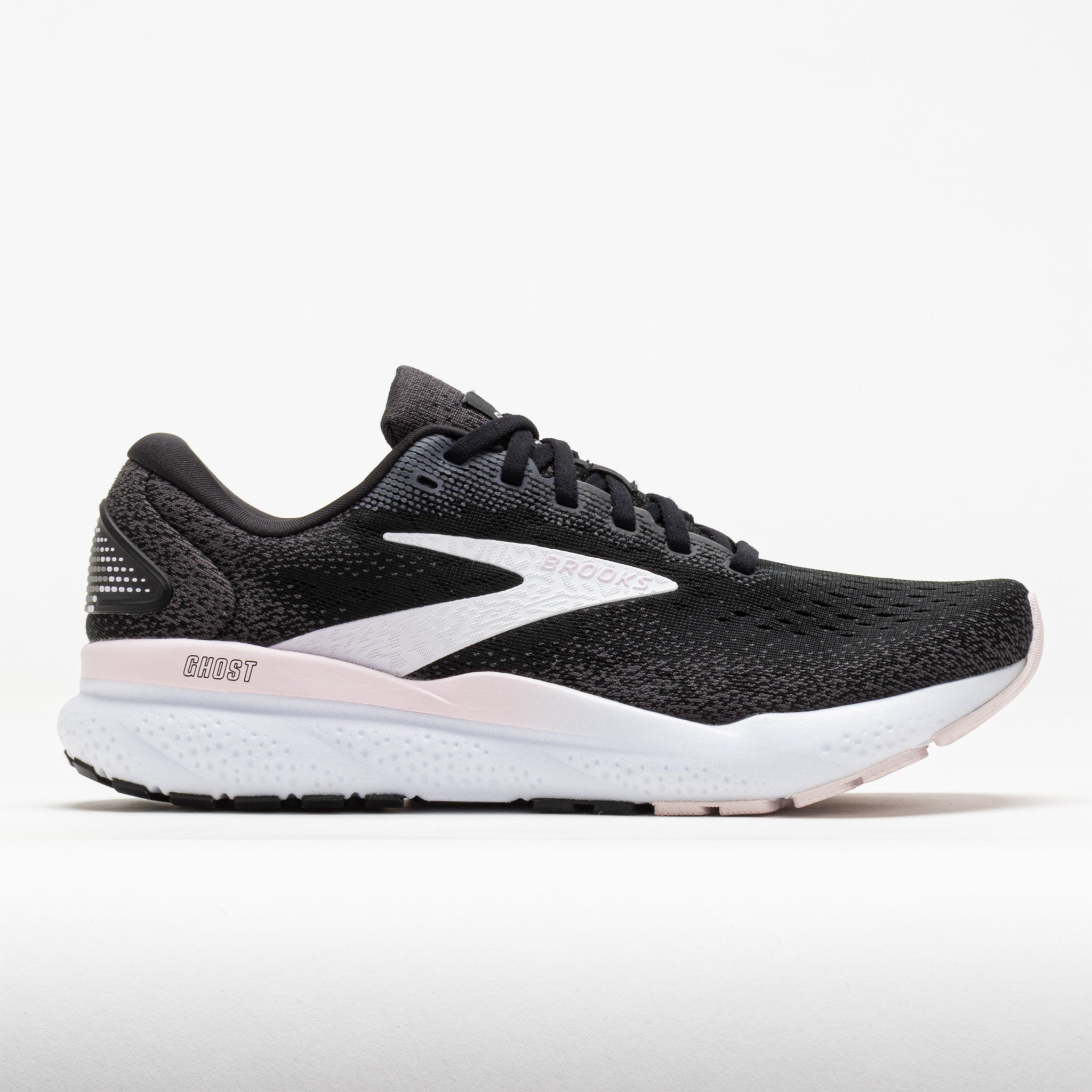 042455_3 Brooks Ghost 16 Womens Black/White/Orchid Ice - Image 1