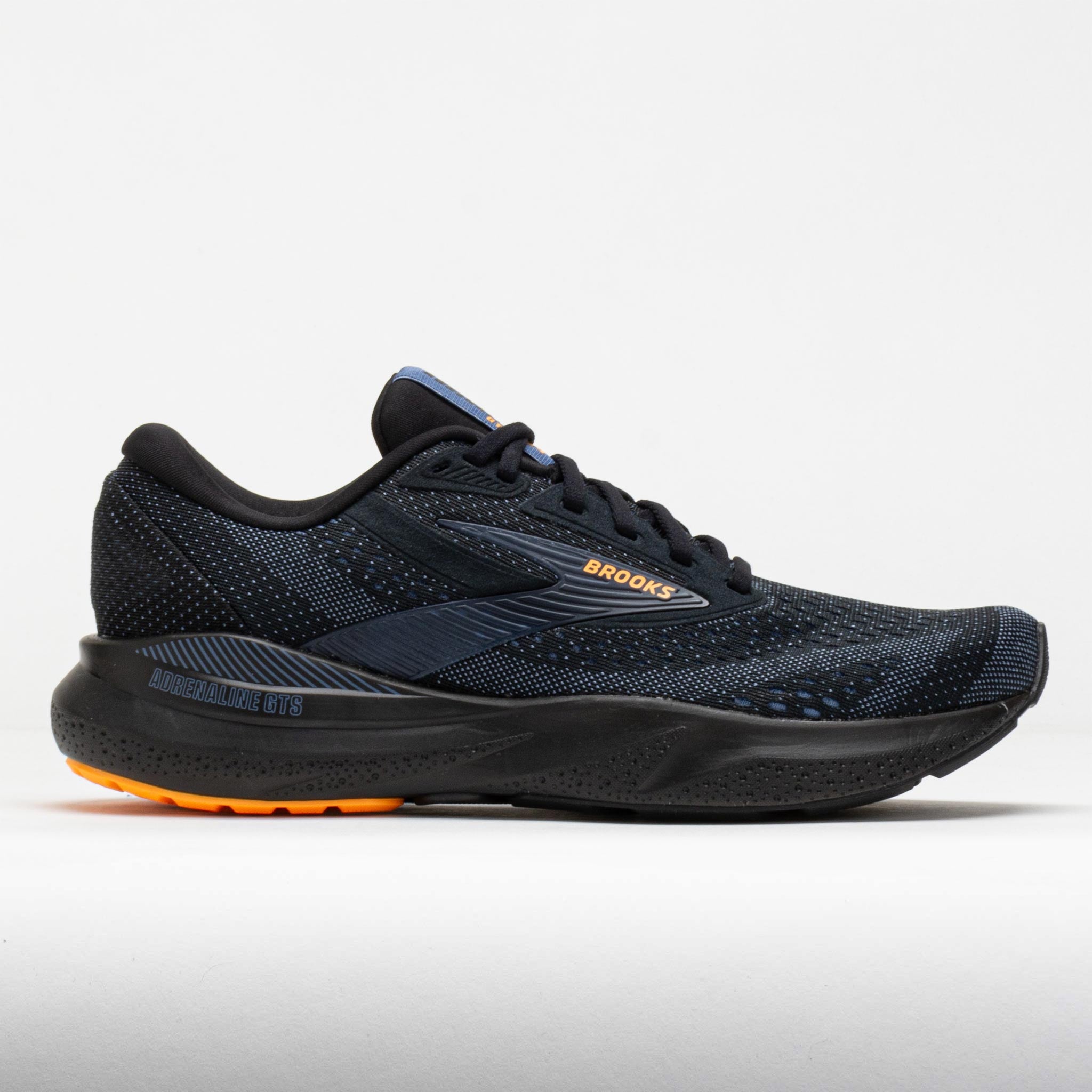 042490_3 Brooks Adrenaline GTS 24 Mens Black/Country Blue/Orange - Image 1