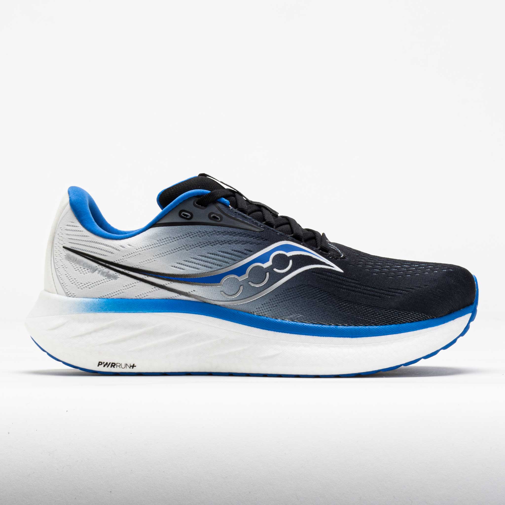 042590_3 Saucony Ride 18 Mens Black/Skydiver - Image 1