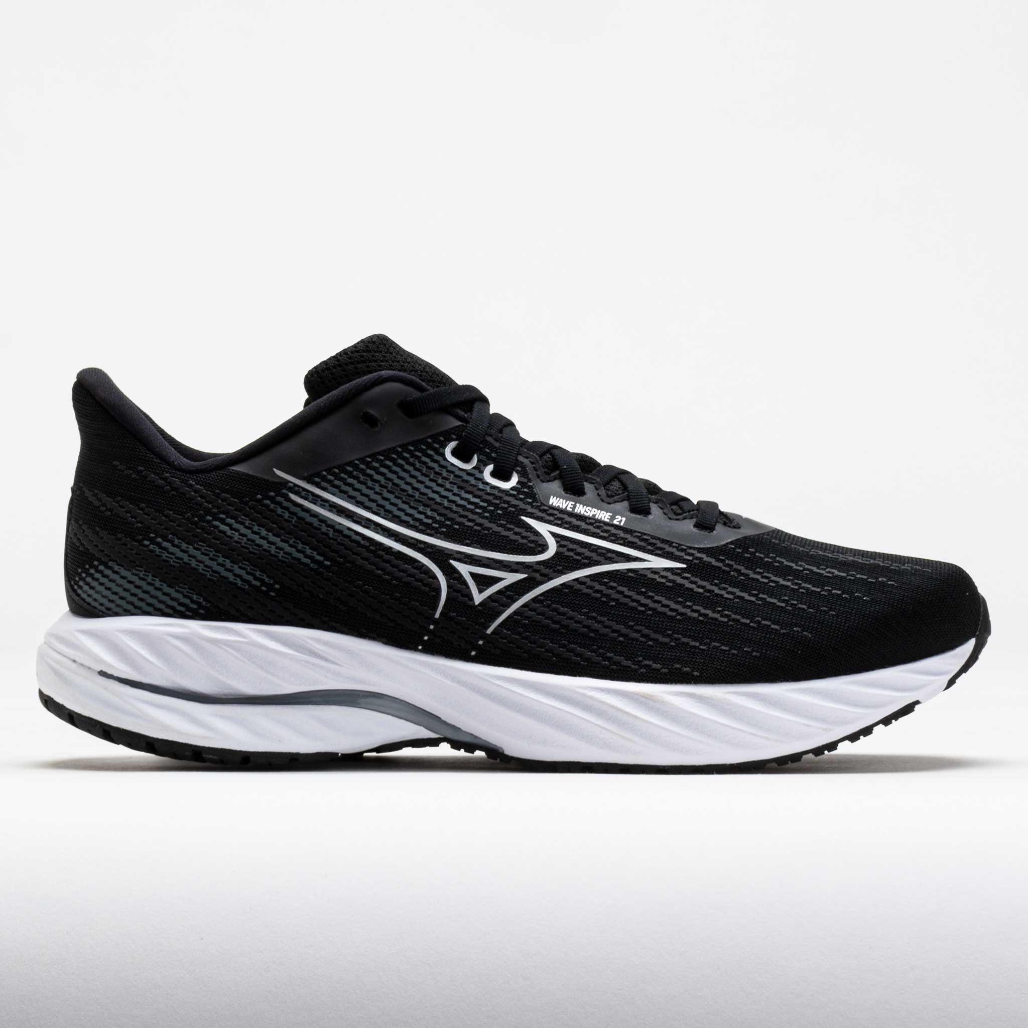 042756_3 Mizuno Wave Inspire 21 Mens Black/Silver - Image 1