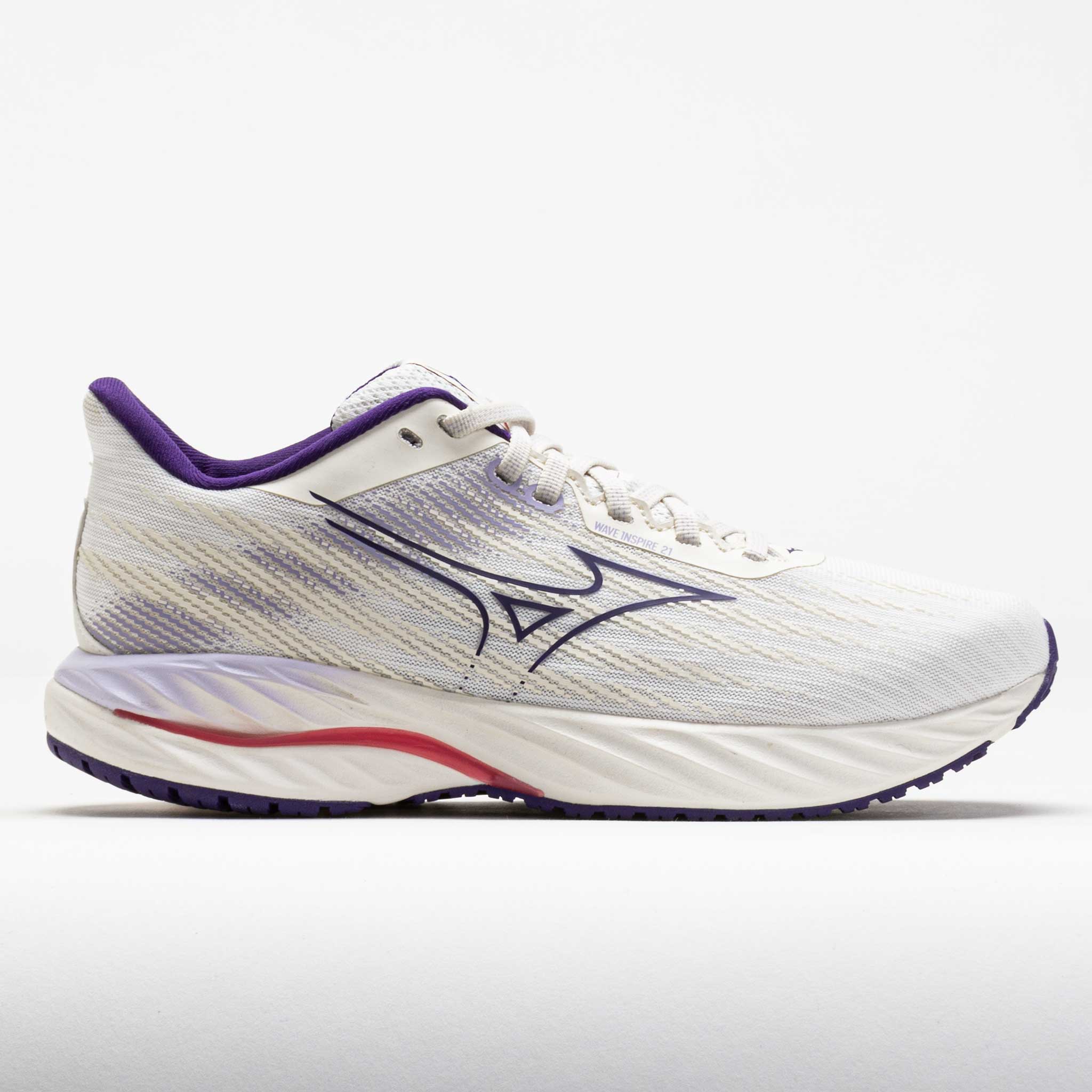 042763_3 Mizuno Wave Inspire 21 Womens White/Vintage Indigo - Image 1