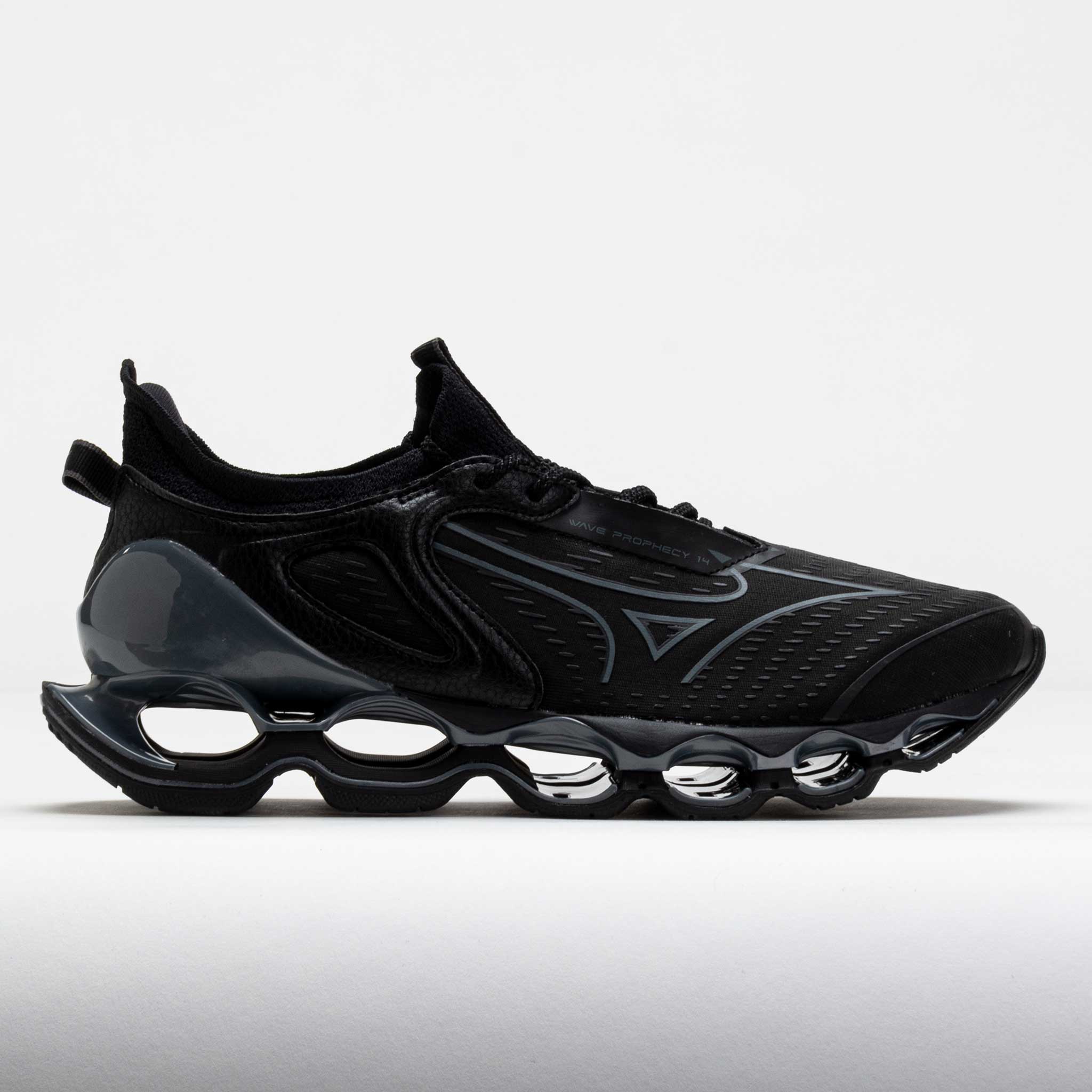 042773_3 Mizuno Wave Prophecy 14 Mens Black/Dark Shadow - Image 1