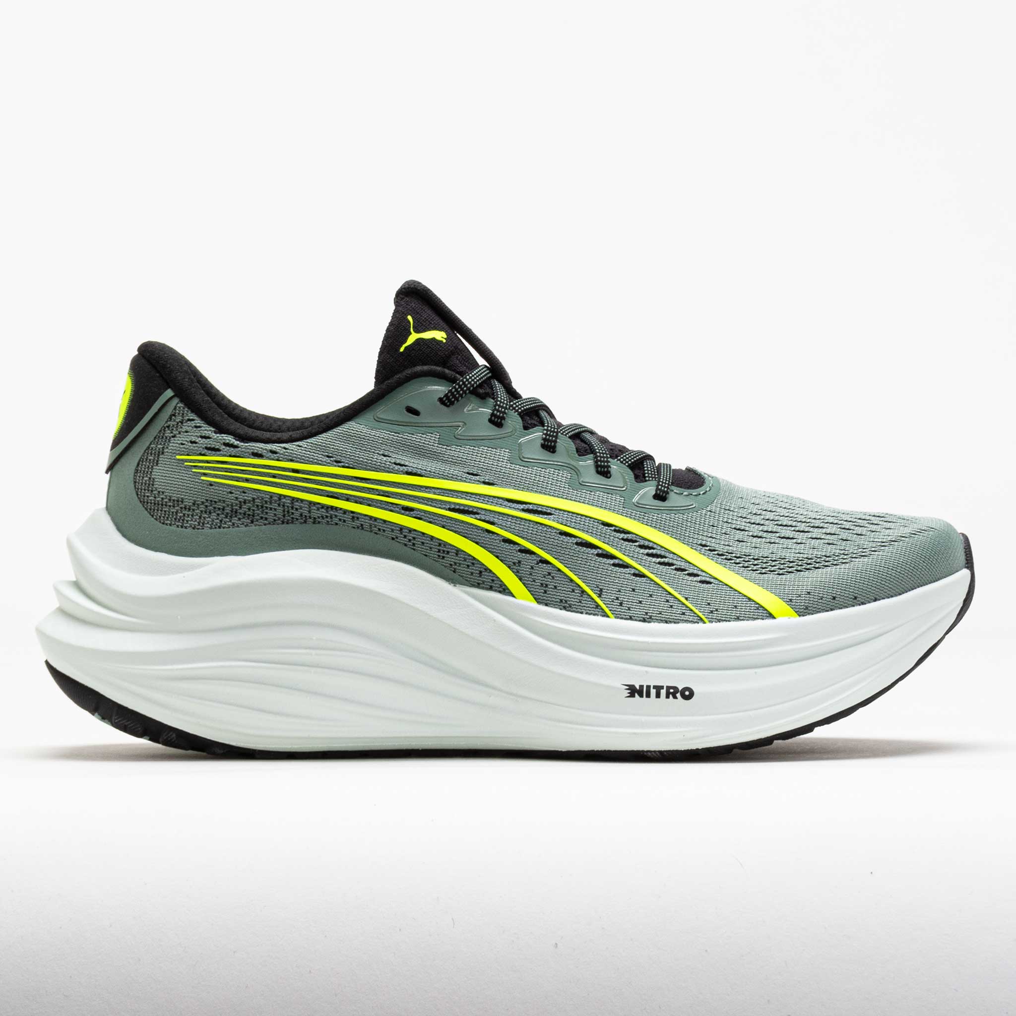 043464_3 Puma MagMax NITRO Mens Green Moon/Yellow Alert - Image 1