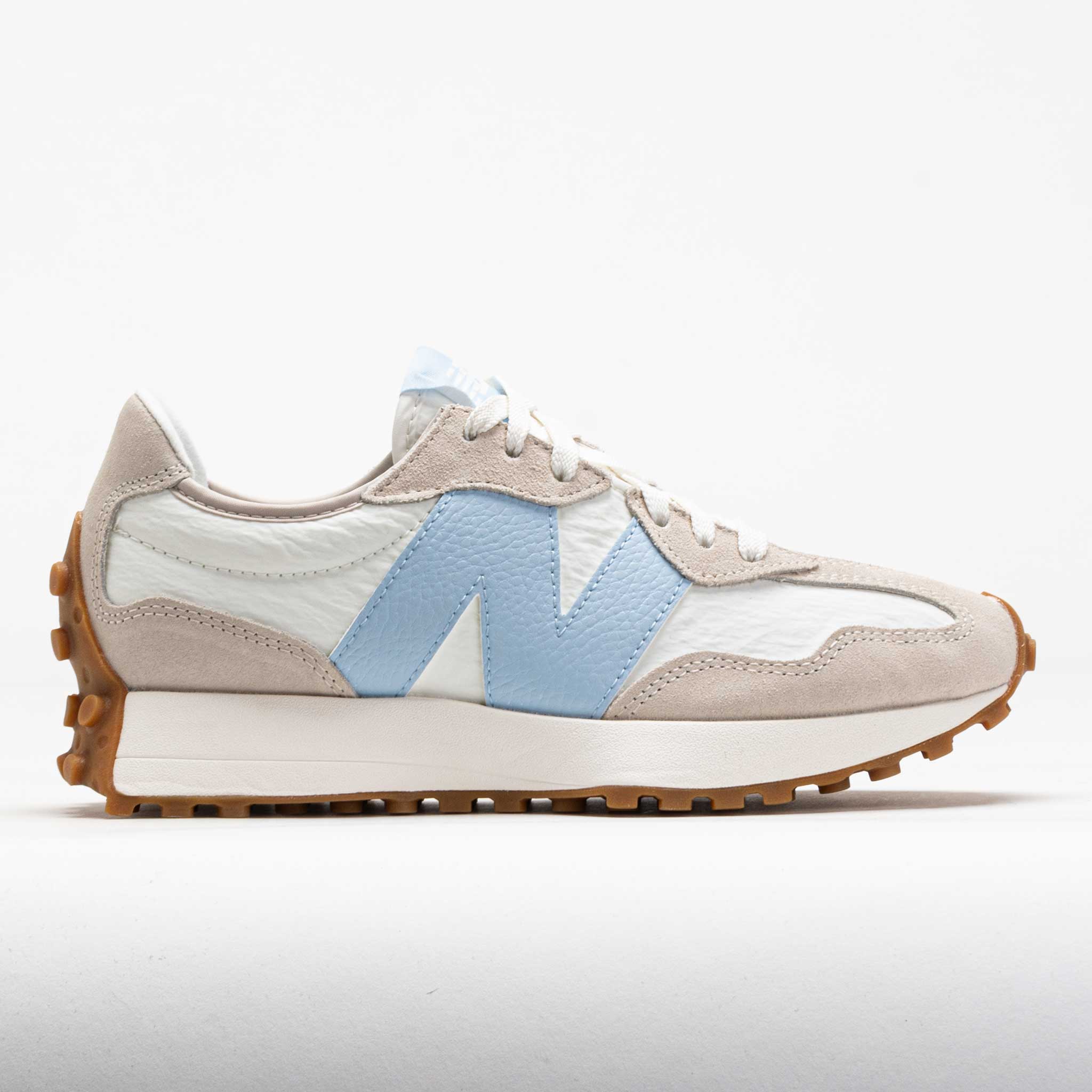 043486_3 New Balance 327 Womens Timberwolf/Sea Salt/Light Chrome Blue - Image 1