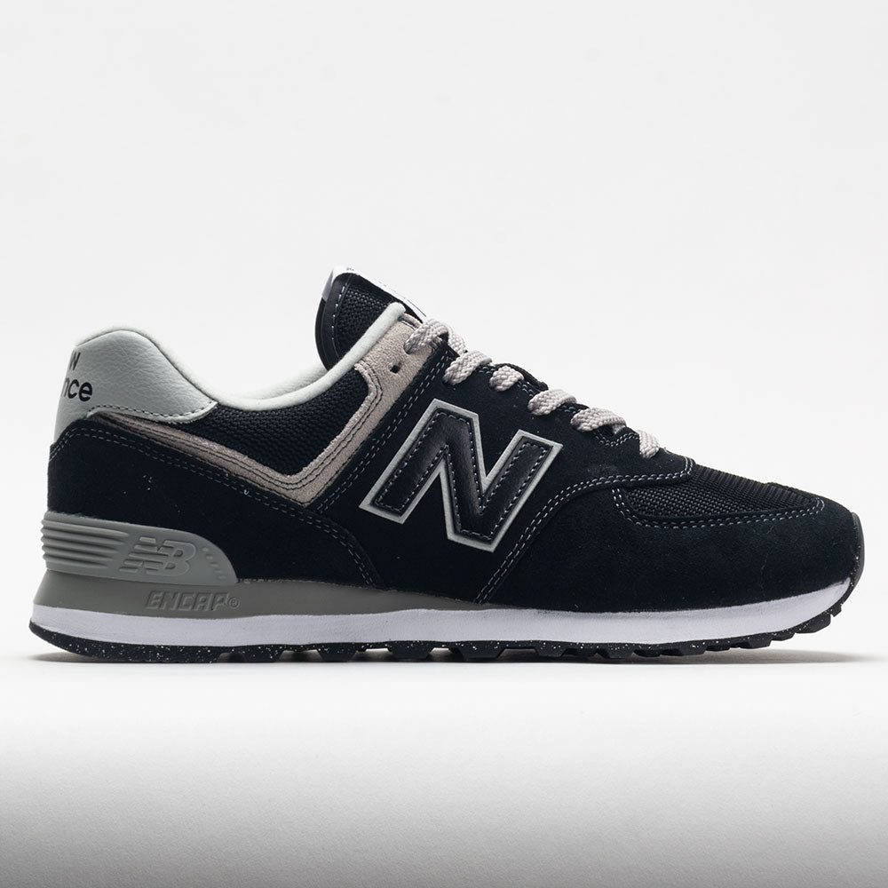 048813_3 New Balance 574 Core Mens Black/White - Image 1