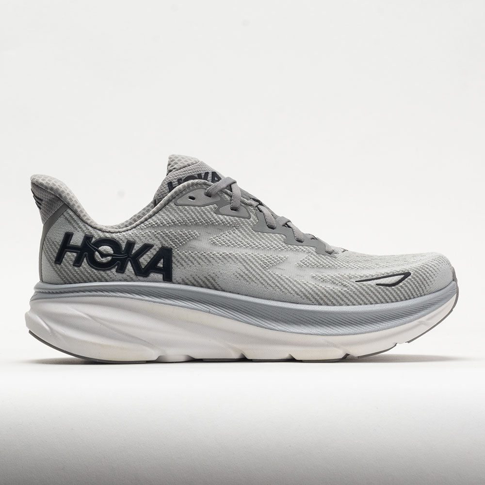 049216_3 HOKA Clifton 9 Mens Harbor Mist/Black - Image 1