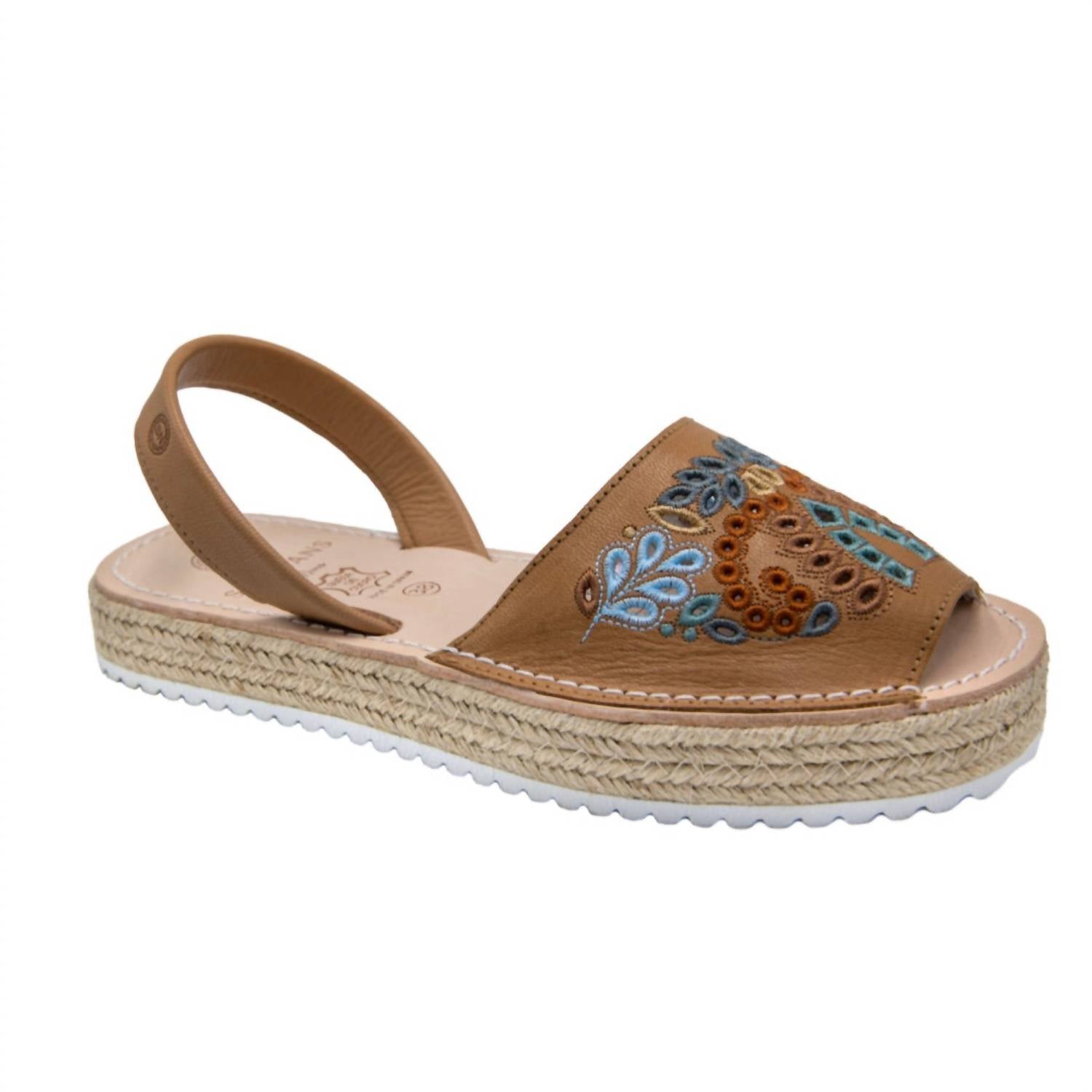0969a855-e0ba-44b1-a59f-85685ed94f9c-upscale_15k-1500x1500-70 Numa By Spanians - Women's Embroidery Wedge Sandal Narrow - Image 1