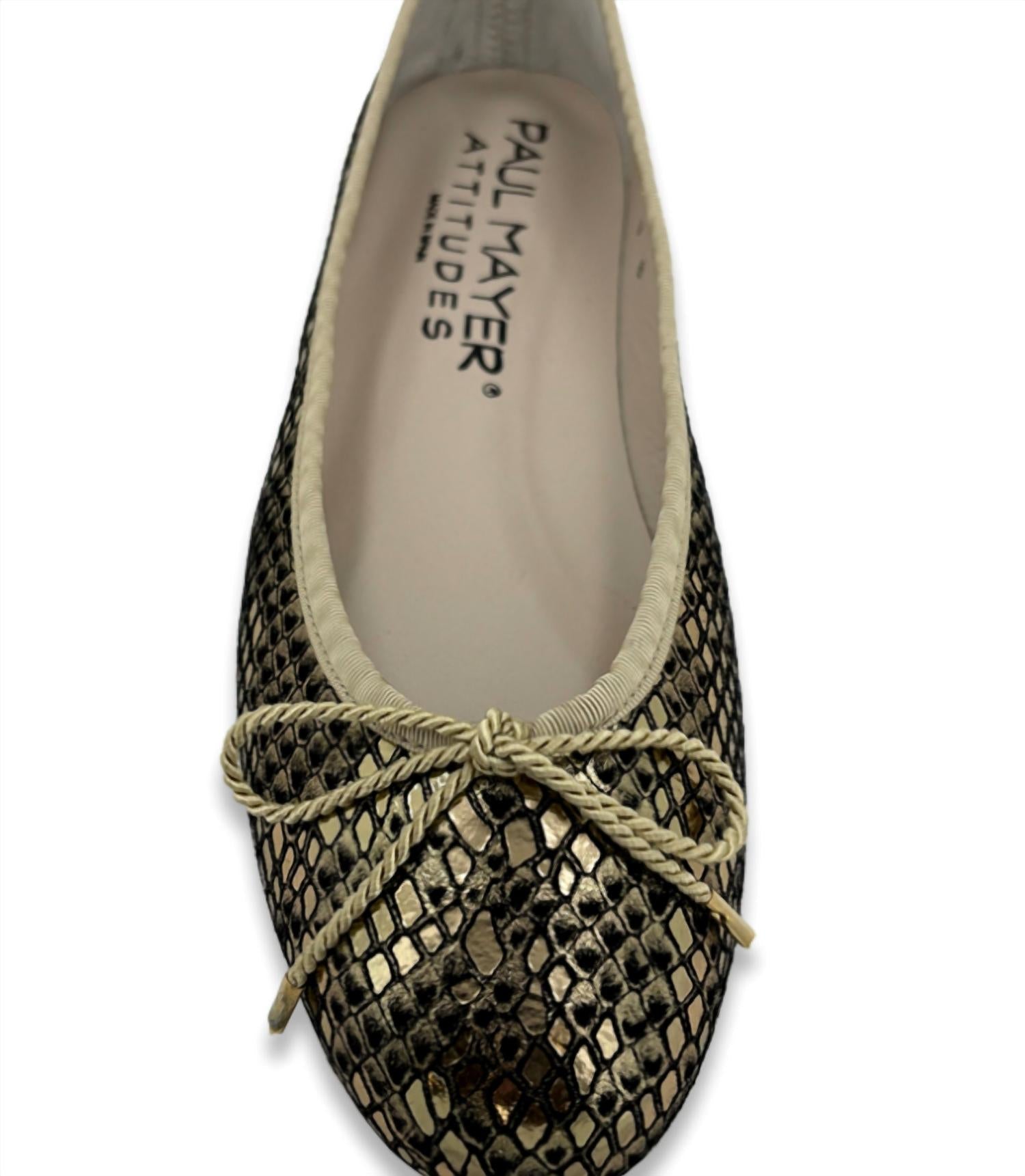 0cbc8fbf-a5b2-48d8-b848-306a671d8f47-upscale_15k-1500x1500-1 Paul Mayer/Attitudes - Women's Bingo Bali Flats - Image 1