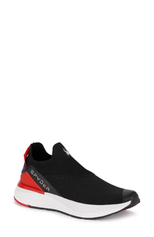 0d568d2c-5092-4342-b308-c680761ac747_c8ef16e8-6e3a-4894-ad45-9dcaa8506405 Spyder Tanaga Sock Sneaker - Black/Fiery Red - Image 1