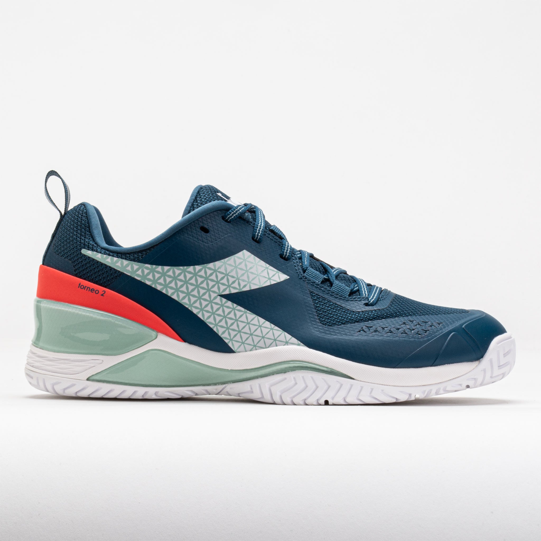 117714_3 Diadora Blushield Torneo 2 AG Womens Legion Blue/White/Surf Spray - Image 1