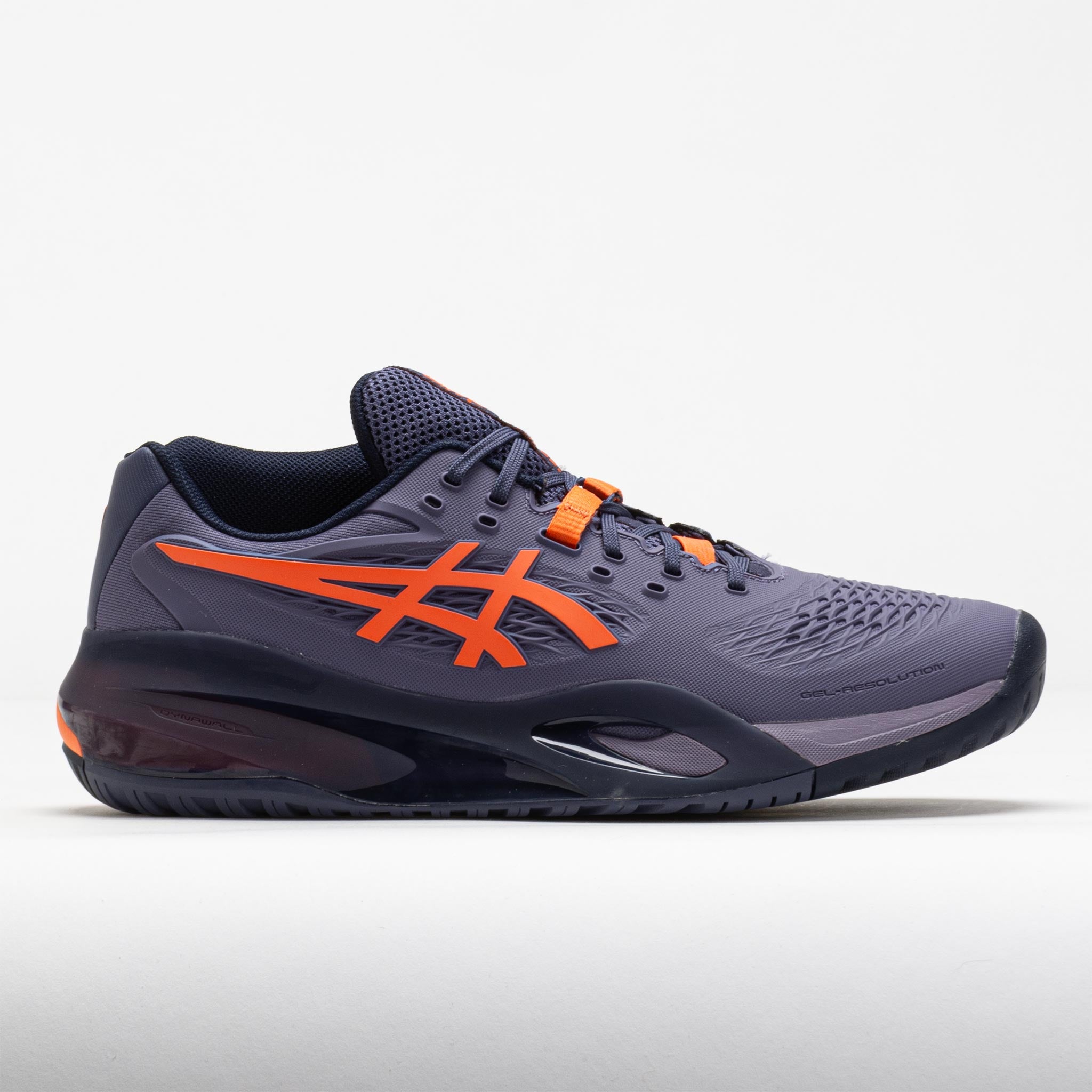 118124_3 ASICS GEL-Resolution X Mens Greying Purple/Nova Orange - Image 1