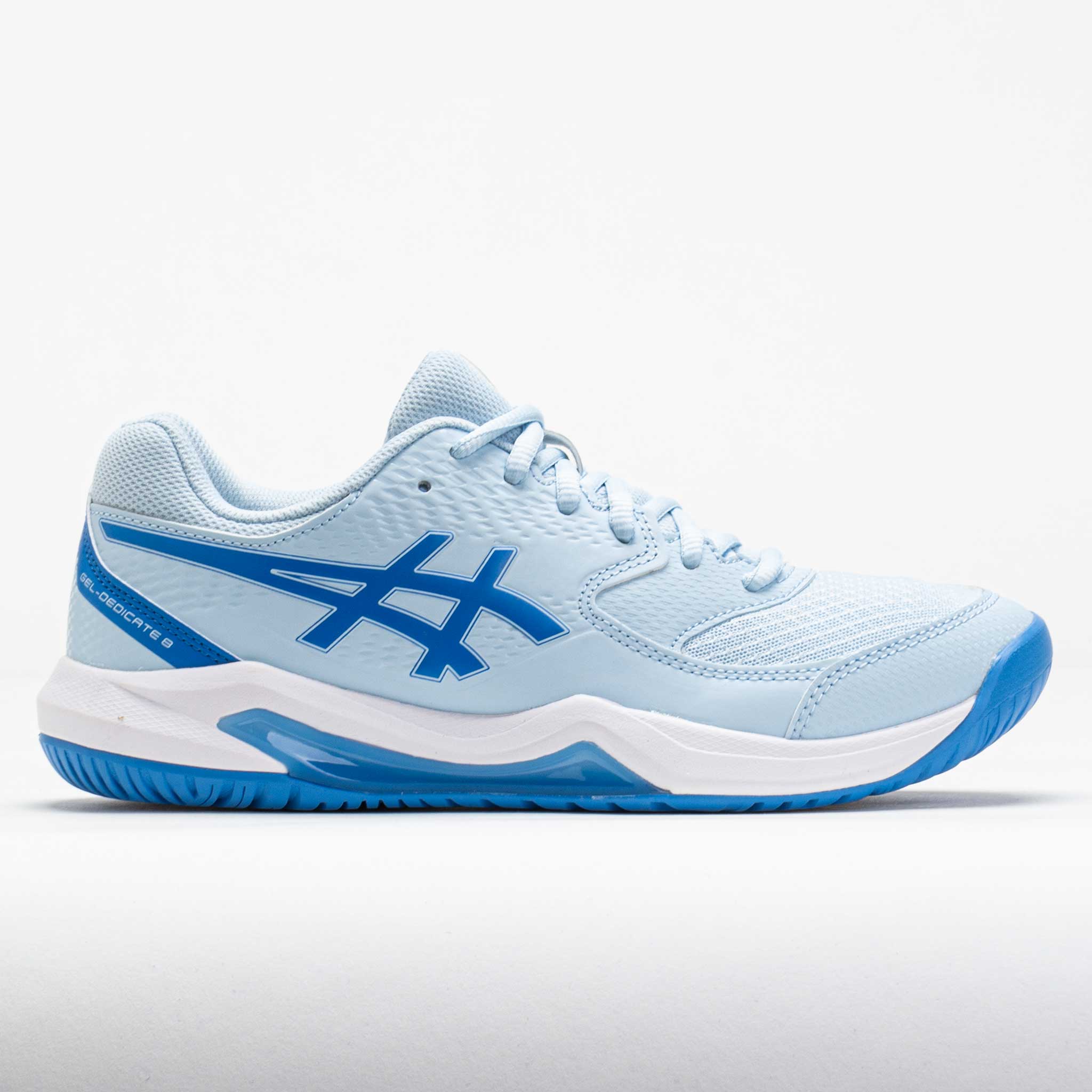 118145_3 ASICS GEL-Dedicate 8 Womens Light Blue/Blue Coast - Image 1