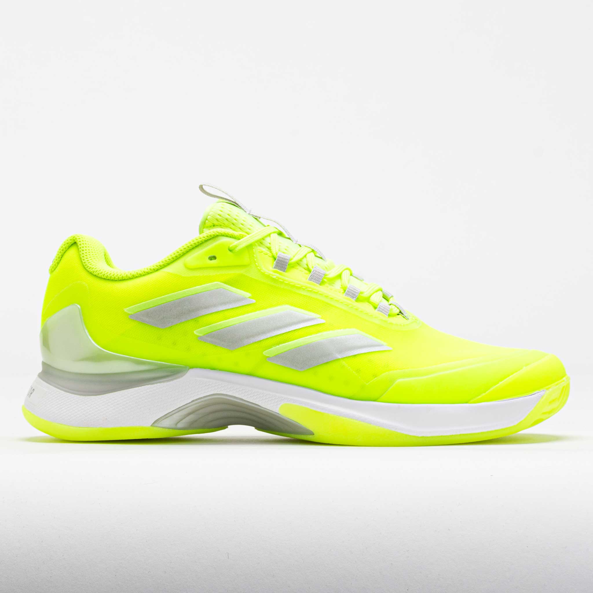 118193_3 adidas AvaCourt 2 Womens Lucid Lemon/Zero Metallic/White - Image 1