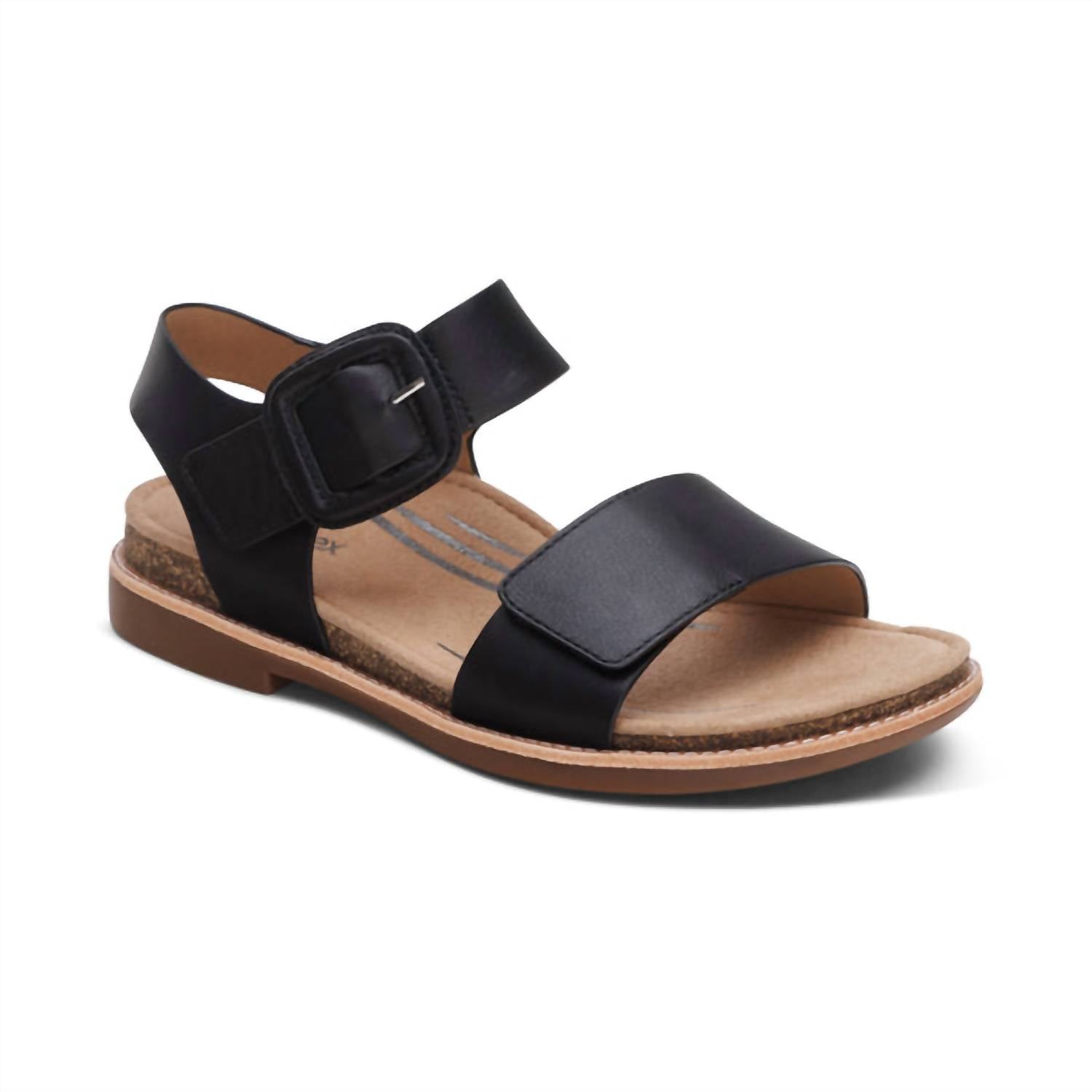 17cf7a10-03c1-41b9-89b8-296a611a359e-upscale_15k-1500x1500-70 Aetrex - Women's Claire Quarter Strap Sandal - Image 1