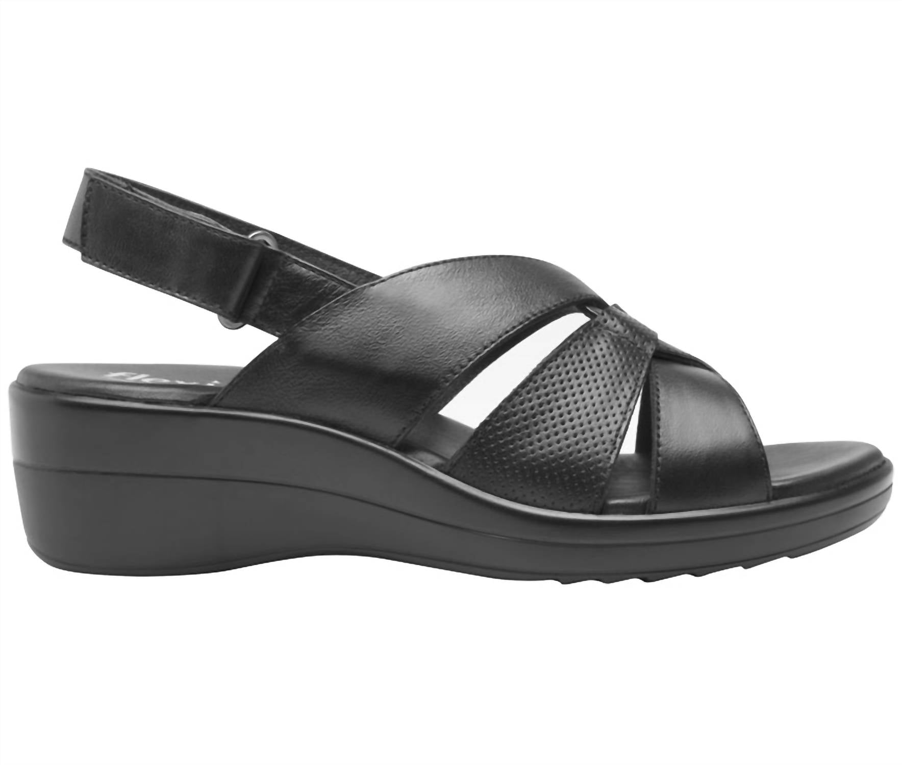 1a8195fc-546a-47d6-a5ea-57cfeccff1ad-upscale_15k-1500x1500-70 Flexi - Women's Leather Slingback Sandals - Image 1