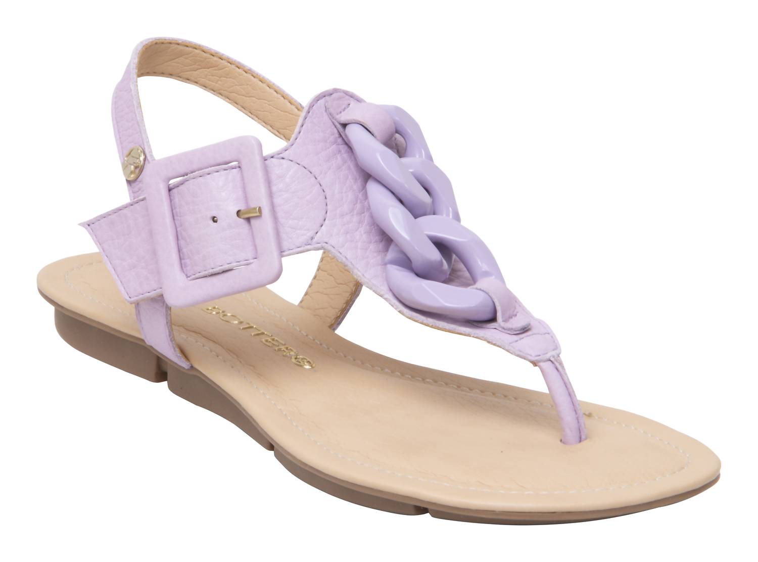 1f5f4f9a-7499-4bf7-afa0-a9f885df9def-upscale_15k-1500x1500-70 Bottero - Women Couro Chain Link T-Strap Sandal - Image 1