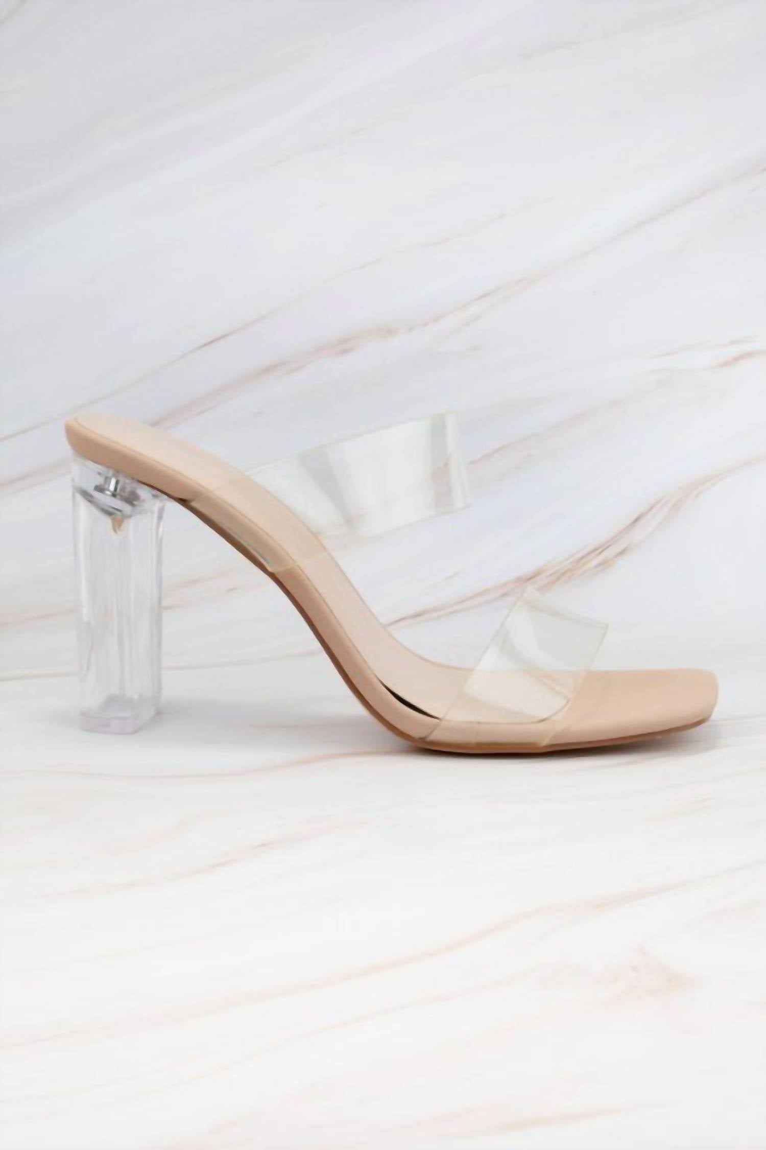 23c2e95e-07ad-4ea6-a49e-46971639dac4-upscale_15k-1500x1500-70 Boohoo - Women's Pretty Prom Clear Double Strap Heels Sandal - Image 1