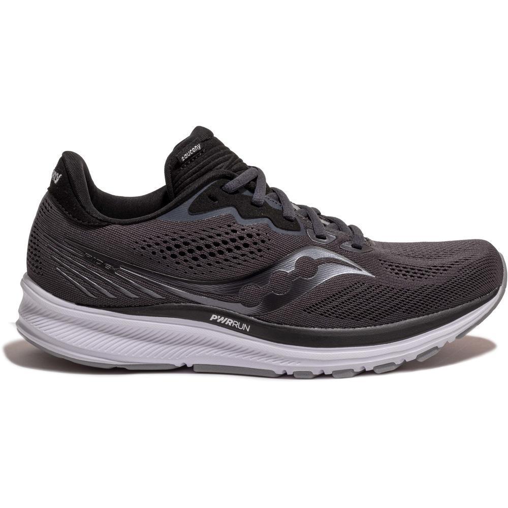 33451-CHARCOAL_BLACK-l Women's Saucony Ride 14 (Wide) - Image 1