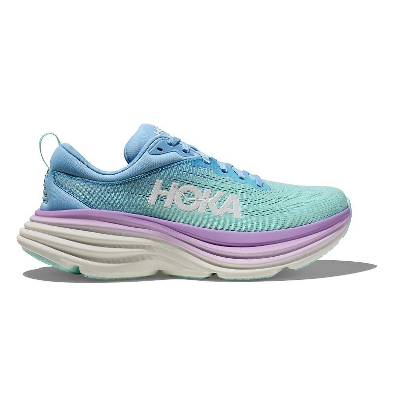35666-AIRY_BLUESUNLIT-l Women's HOKA Bondi 8 - Image 1