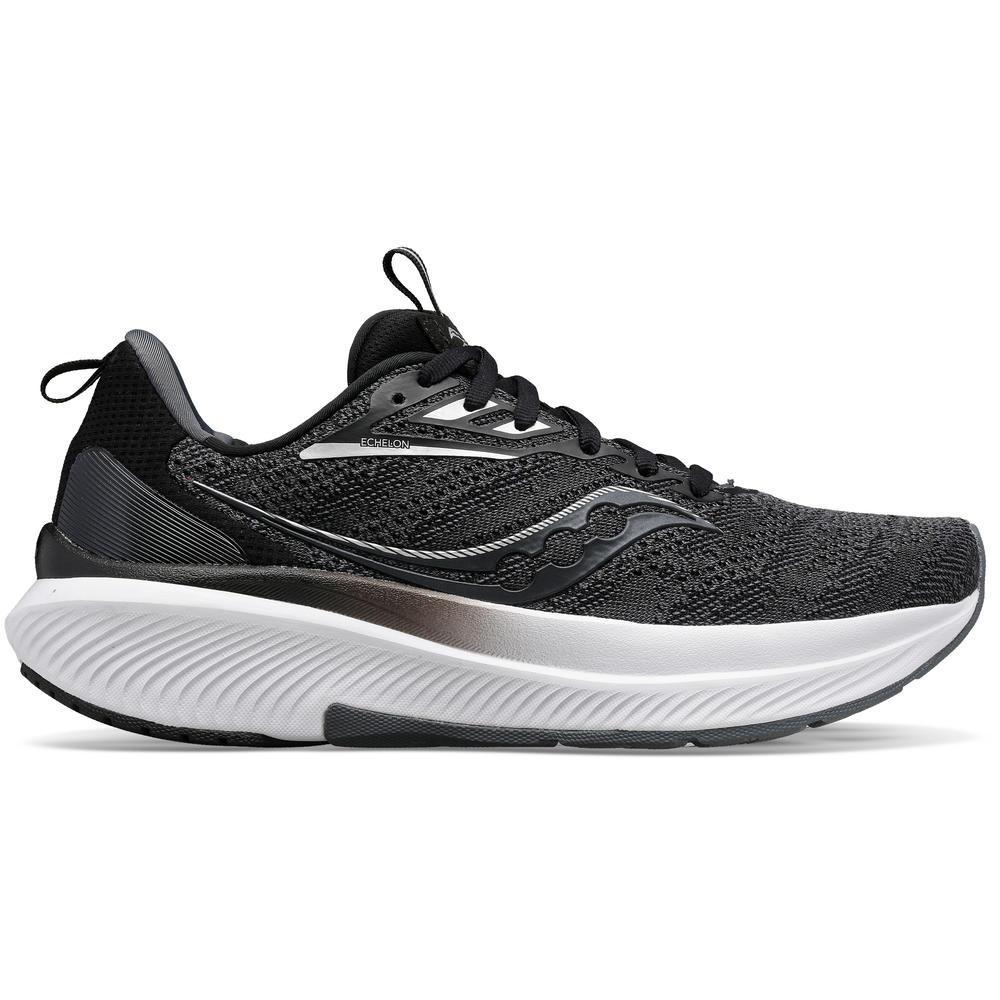 36472-BLACKWHITE-l Men's Saucony Echelon 9 (Wide) - Image 1