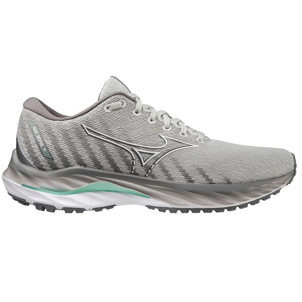 36877-HARBOR_MISTWHITE-l Women's Mizuno Wave Inspire 19 - Image 1