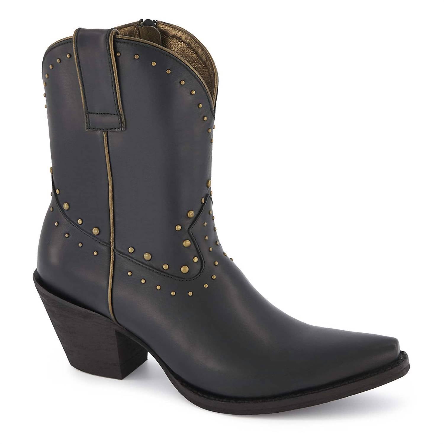 3aca8d48-7648-4ec3-992a-910bdb06b37f-upscale_15k-1500x1500-70 Forastero - Women Premium Leather Western Short Boots - Image 1