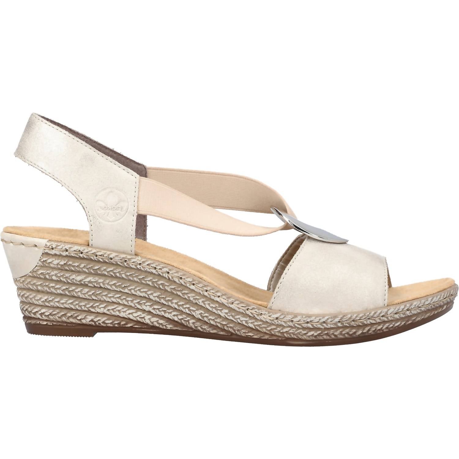 3ec19733-2580-4e20-bd3f-717d832a0c5d-upscale_15k-1500x1500-70 Rieker - Women's Fanni Faux Leather Back Strap Sandal - Image 1