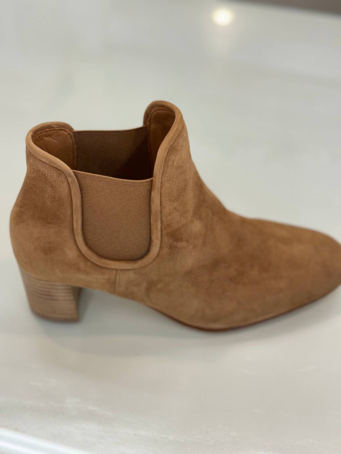481c9aee-e1a9-4252-bc28-6b5ff37e29d8-upscale_15k-1500x1500-1 Pedro Garcia - Xiane Suede Chelsea Ankle Boot - Image 1