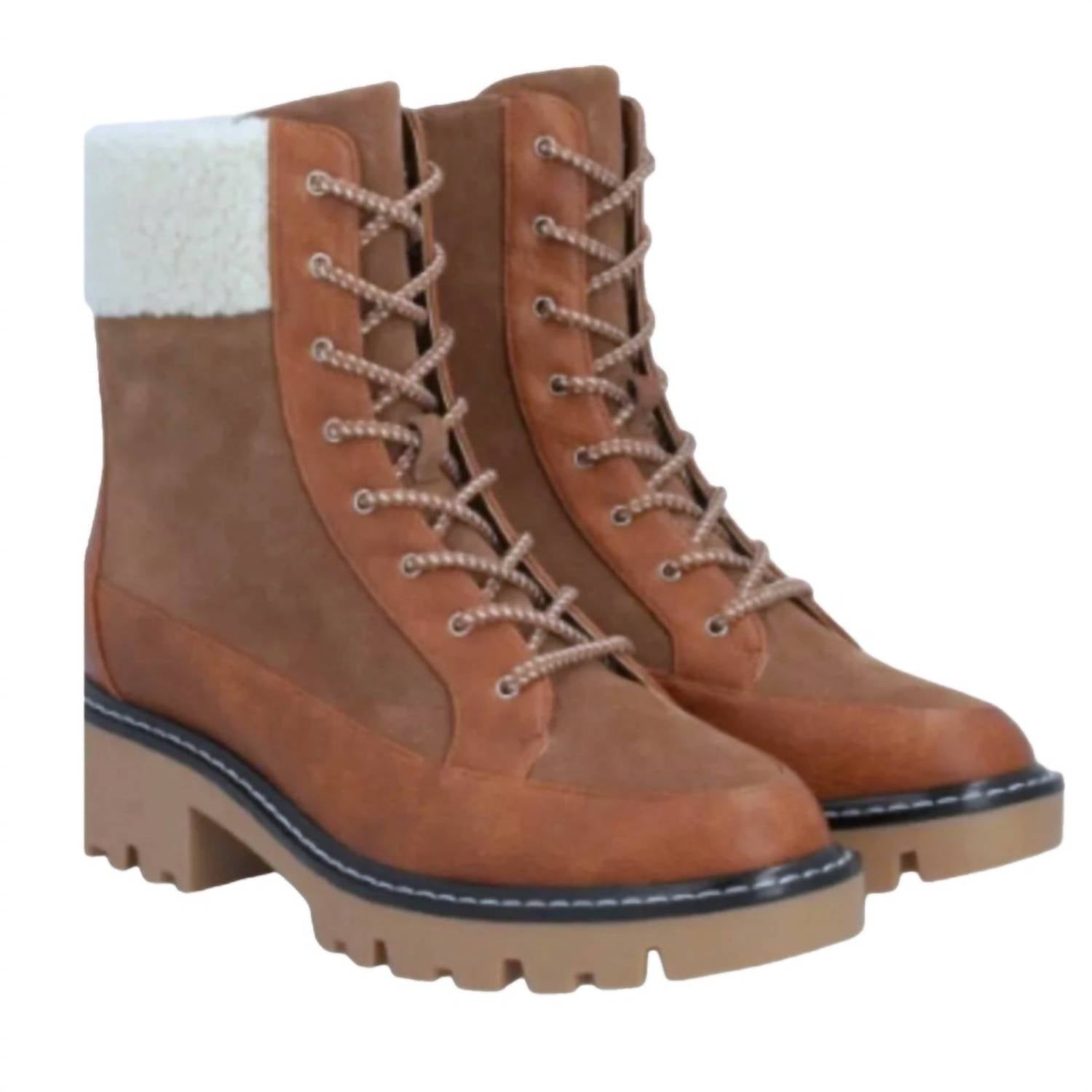 4acbc3b2-420a-453f-8f30-98892805d39d-upscale_15k-1500x1500-70 Violet & Red - Women's Alexa Leather Lace Up Bootie - Image 1