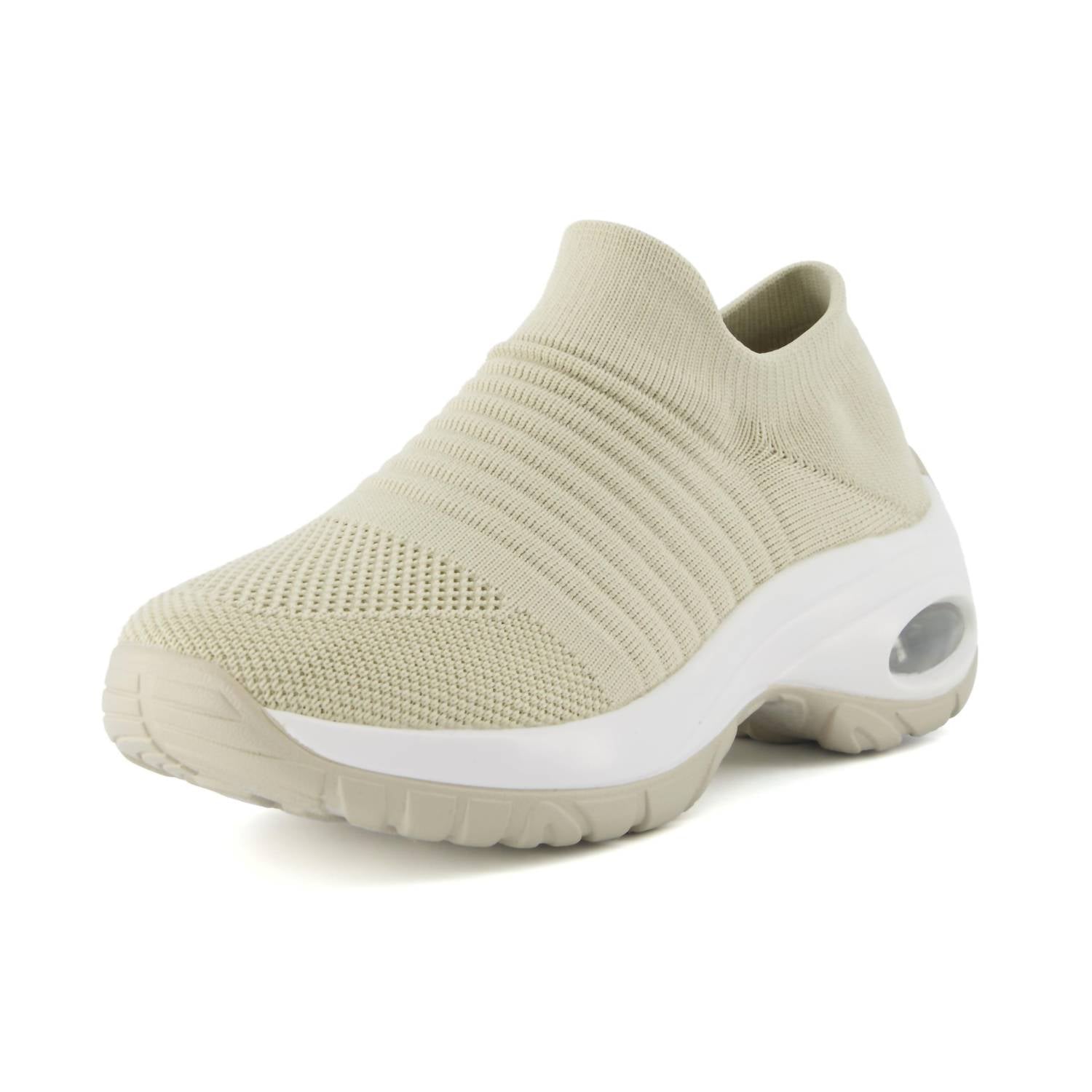 51e7dcca-cd0a-4fcd-a5b0-c17e541ad2fb-upscale_15k-1500x1500-70 Cushionaire - Women's Breeze Stretch Knit Slip On Sneaker - Image 1